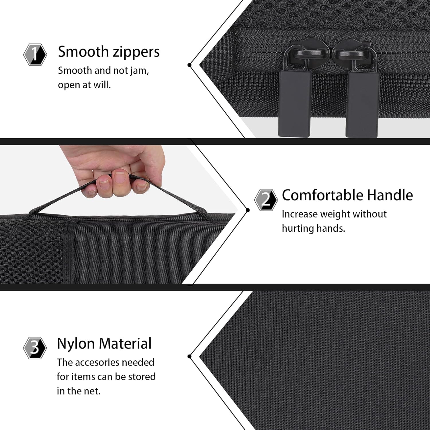 co2CREA cassa custodia borsa per Logitech Wave Keys Tastiera Wireless Ergonomica e Mouse Combo(solo scatola,Case Only)