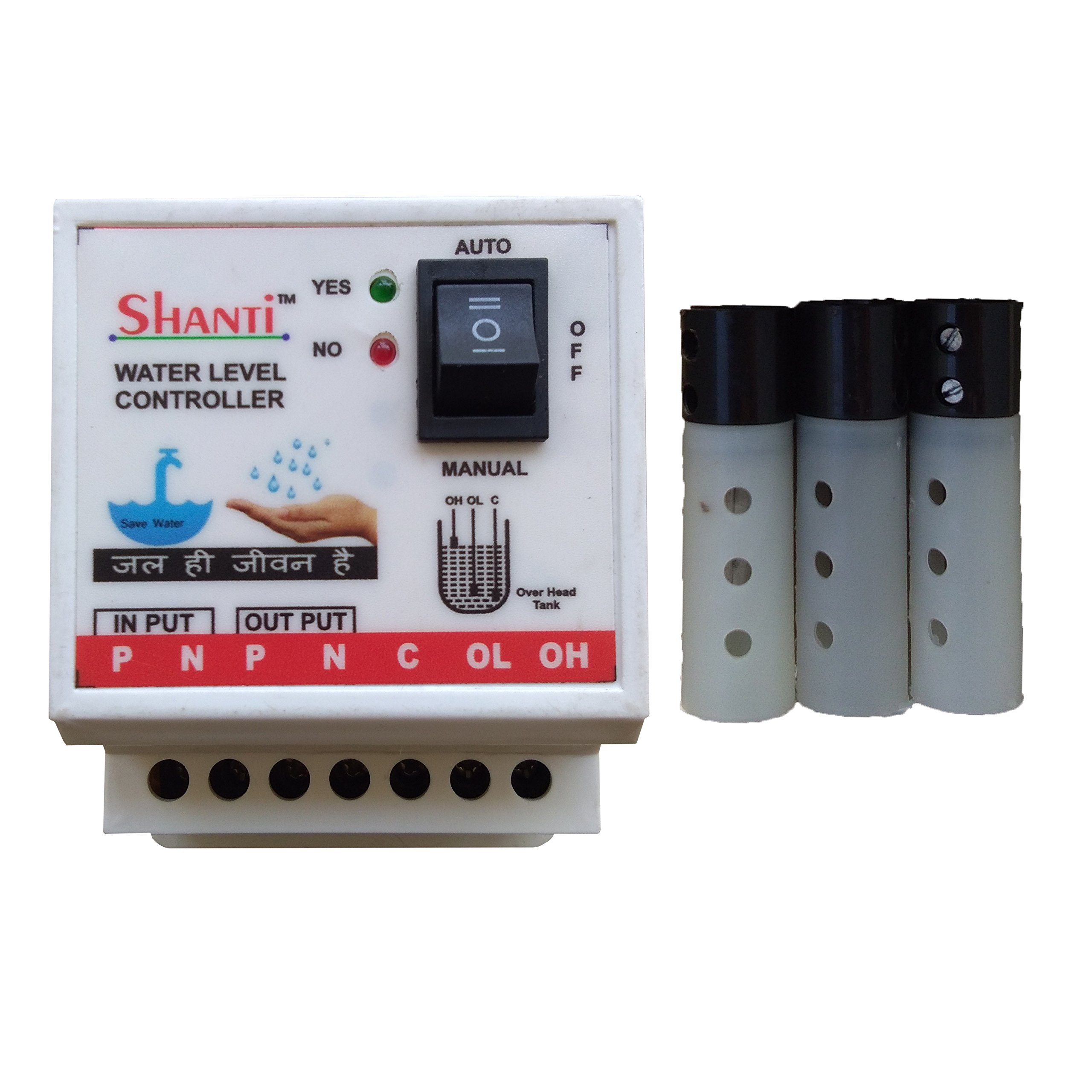 WATER LEVEL CONTROLLER WITH 3 CONTECT TYPE MEAL ROD SENSOR SUITABLE UP TO 1 HP MOTOR (B07D8XZY9R) Amazon Price History, Amazon Price Tracker