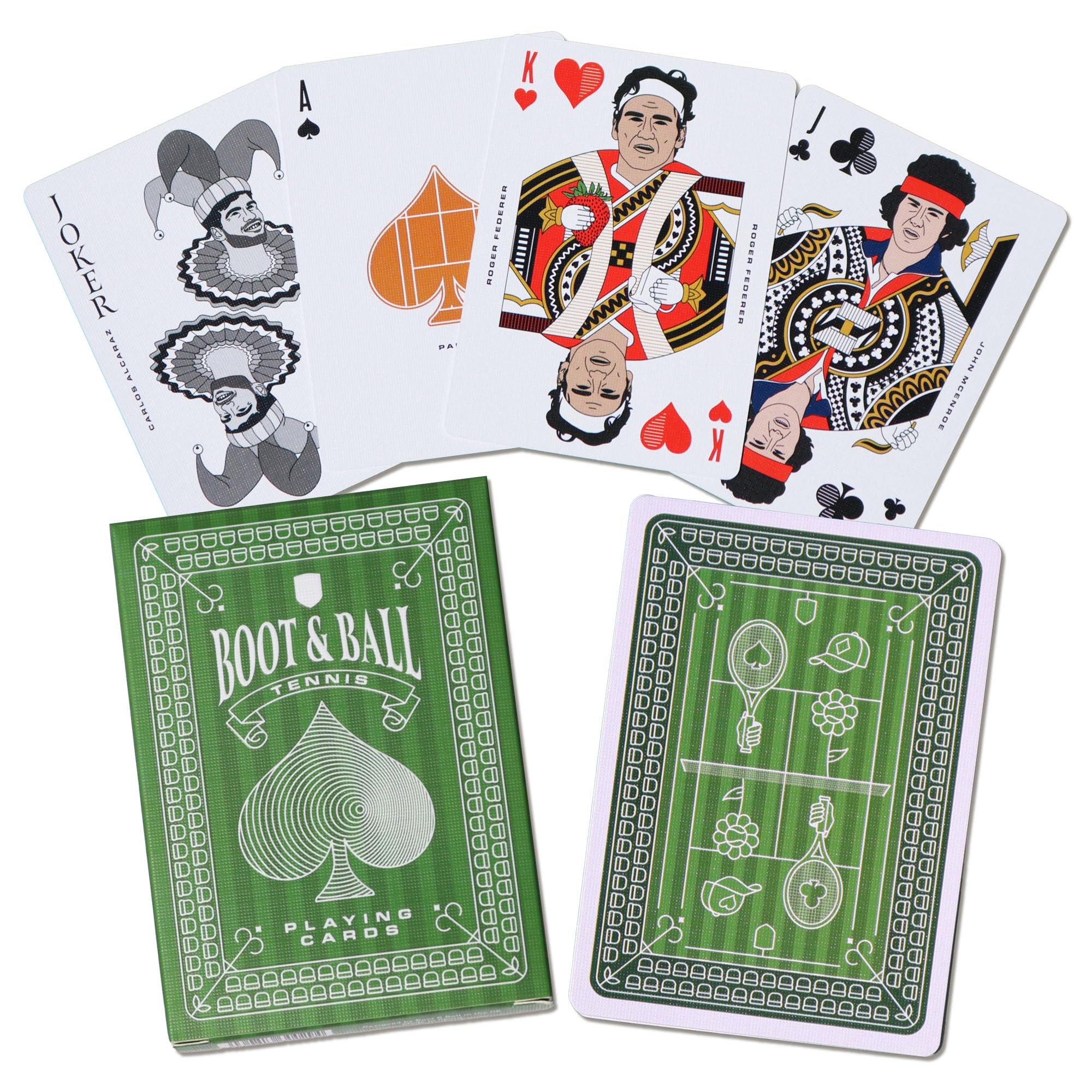 Boot & Ball Tennis Playing Cards