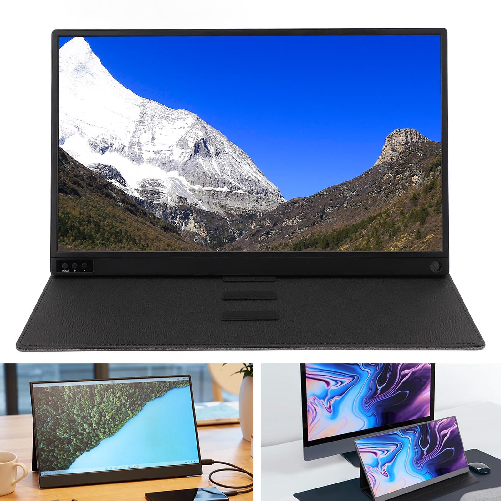 Amazon.co.jp: ポータブルモニター、16.1インチ2.5K 2560x1440Pラップ