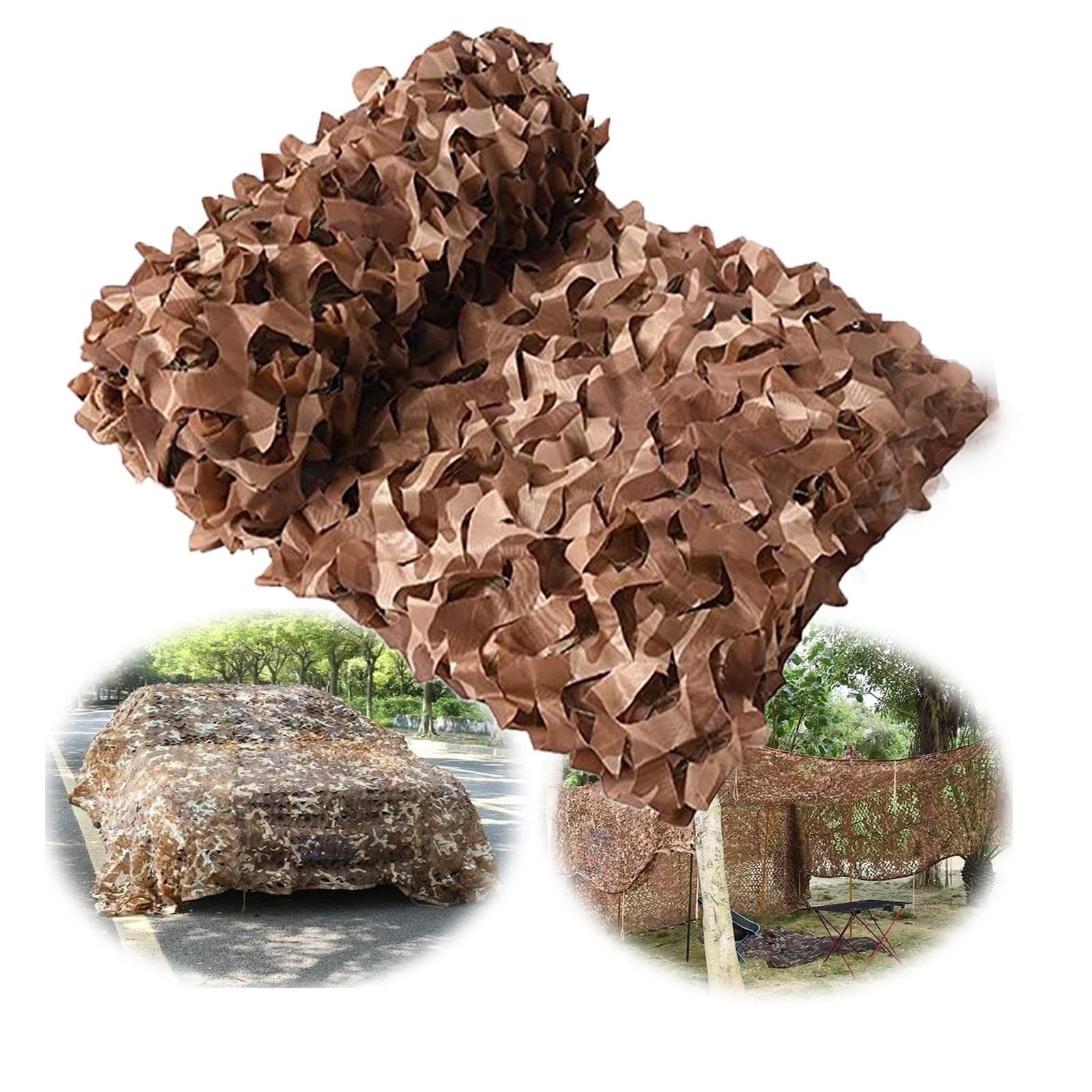 KUWAI Red De Camuflaje para Camping Militar,Jungle Camo Netting del Desierto para La Decoración De Fiestas Al Aire Libre Observación De Aves En La Jungla Disparos Redes De Protección Solar