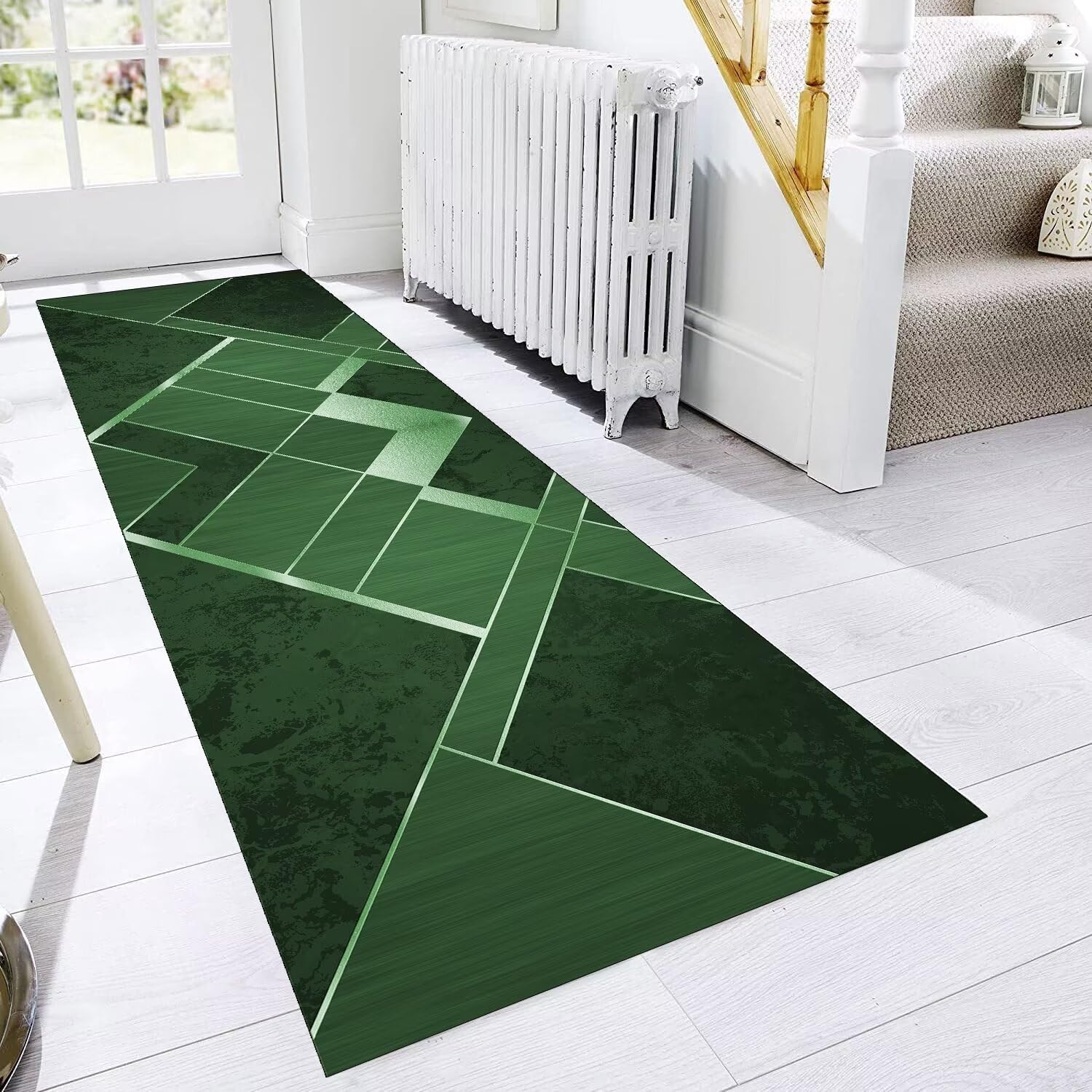ZUZEKU Tapijtloper, voor in de gang, keuken, wasbaar, antislip, 90 x