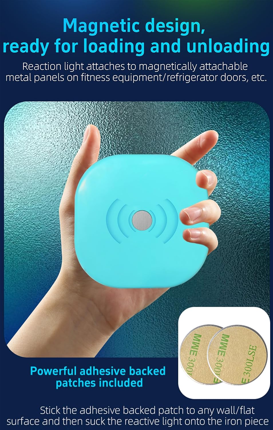 Agile Reaction Speed Training Equipment, Remote Control Reaction Training Light, Hand-Eye Coordination Training Lamp, Reaction Time Training