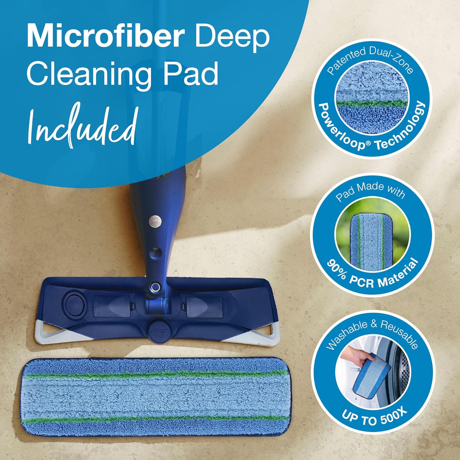 Bona PowerPlus Premium Motion Spray Mop for Hardwood Floors photo 8