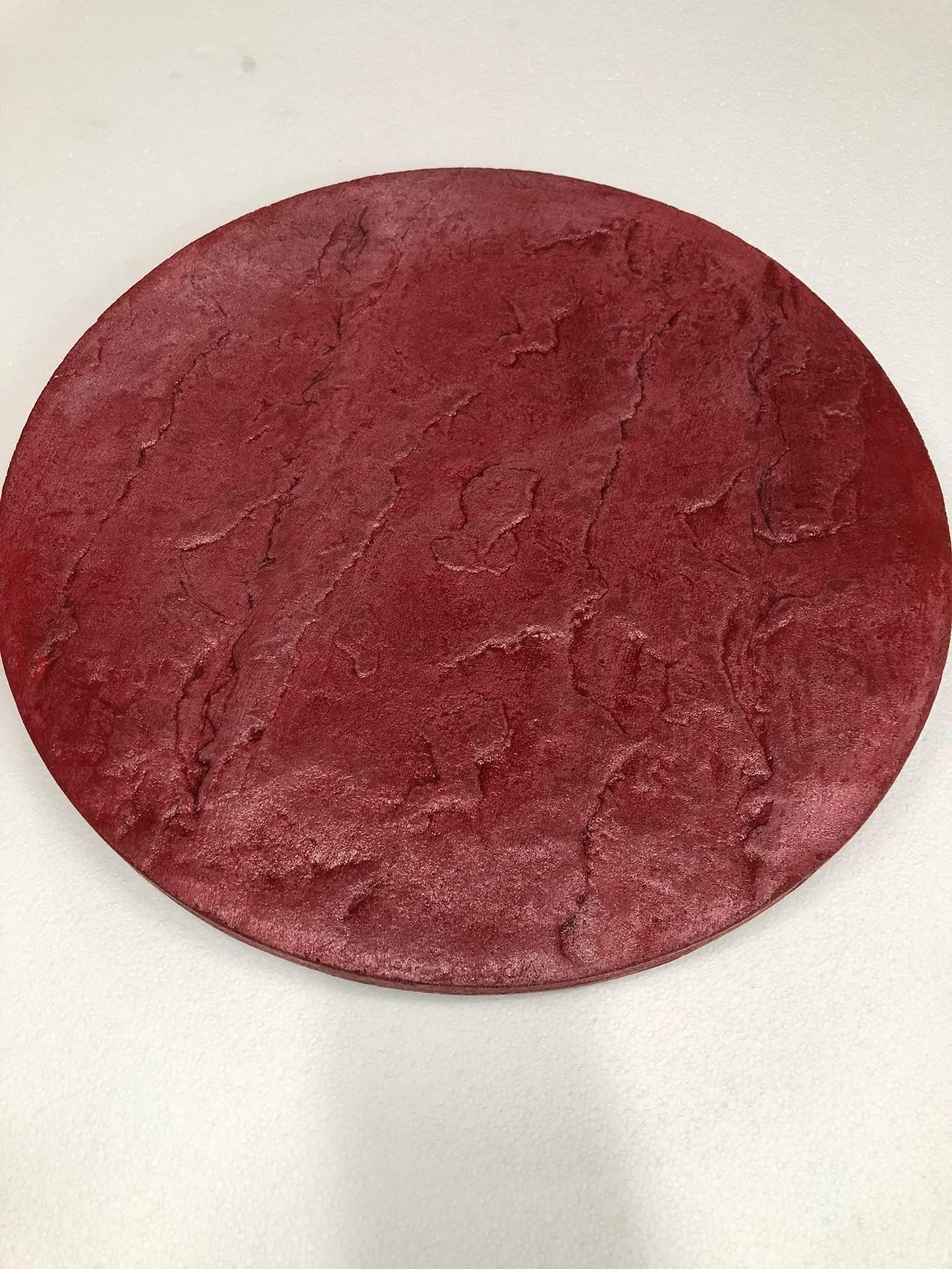 Concrete Cement Lazy Susan Unique, Hand Crafted, Gray