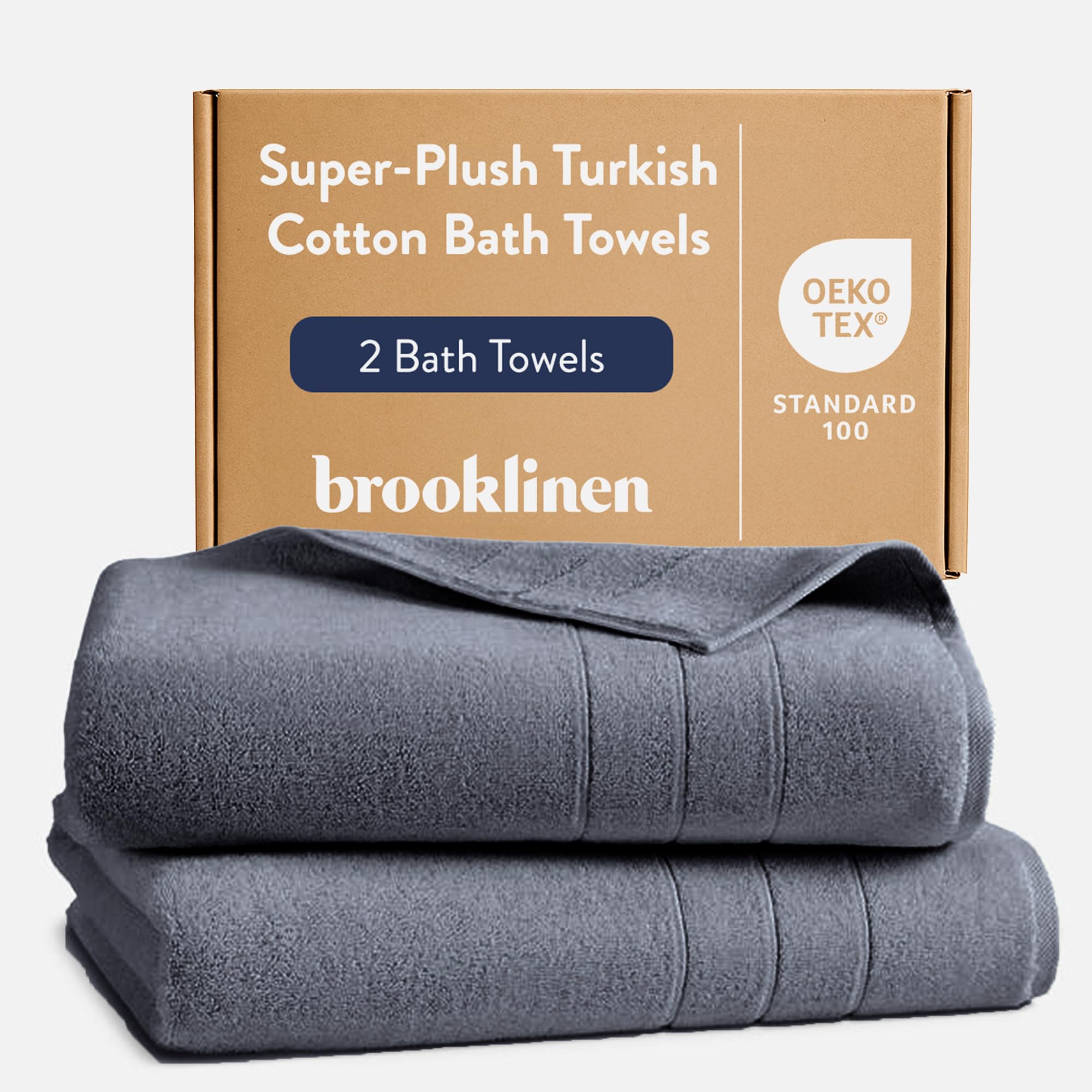 Amazon.com: Brooklinen Super-Plush Bath Towels (Slate) : Beauty