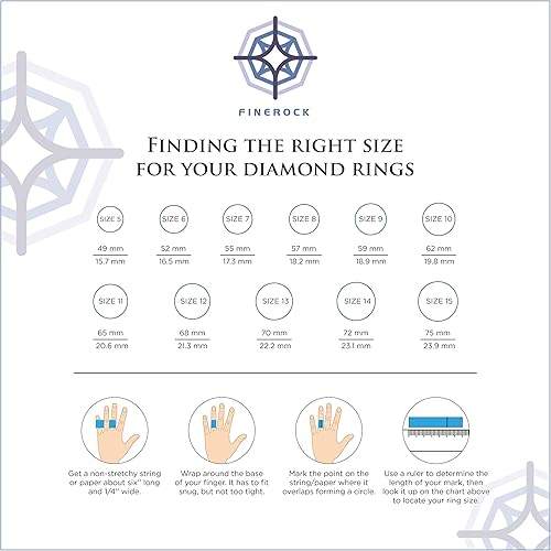 Miniatura 6 de Anillo apilable de oro de 10 quilates con diamantes blancos redondos de 0.08 quilates (ctw)