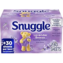 Snuggle Fabric Softener Dryer Sheets, Blue Sparkle, 230 Count