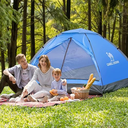 Miniatura 7 de CAMEL CROWN Tienda de campaña para 2345 personas, impermeable, espaciosa, ligera, portátil, para acampar al aire libre, senderismo