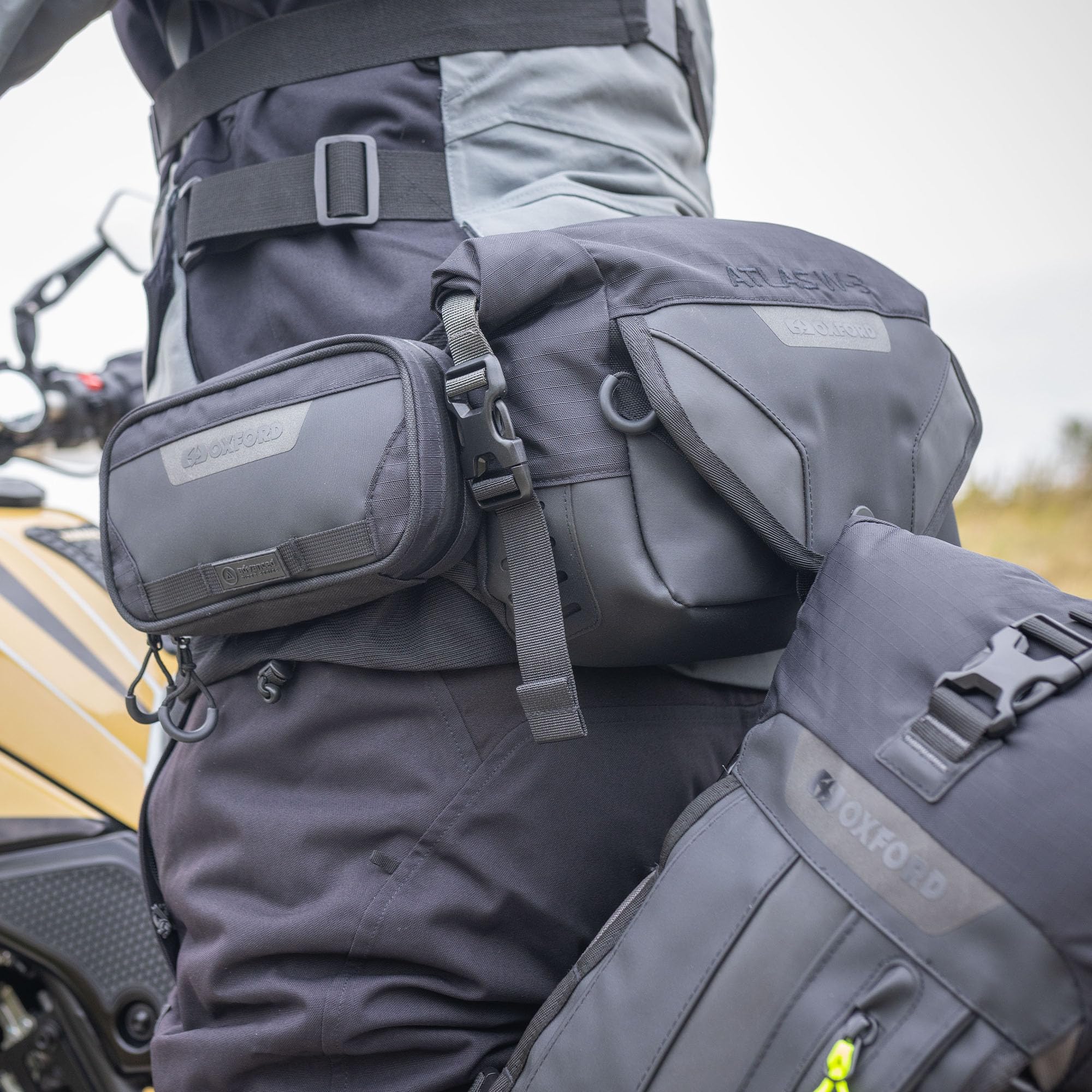 Oxford Atlas W-3 Advanced Waist mit Gürtelpack OL1005 | Tragbares Motorradgepäck