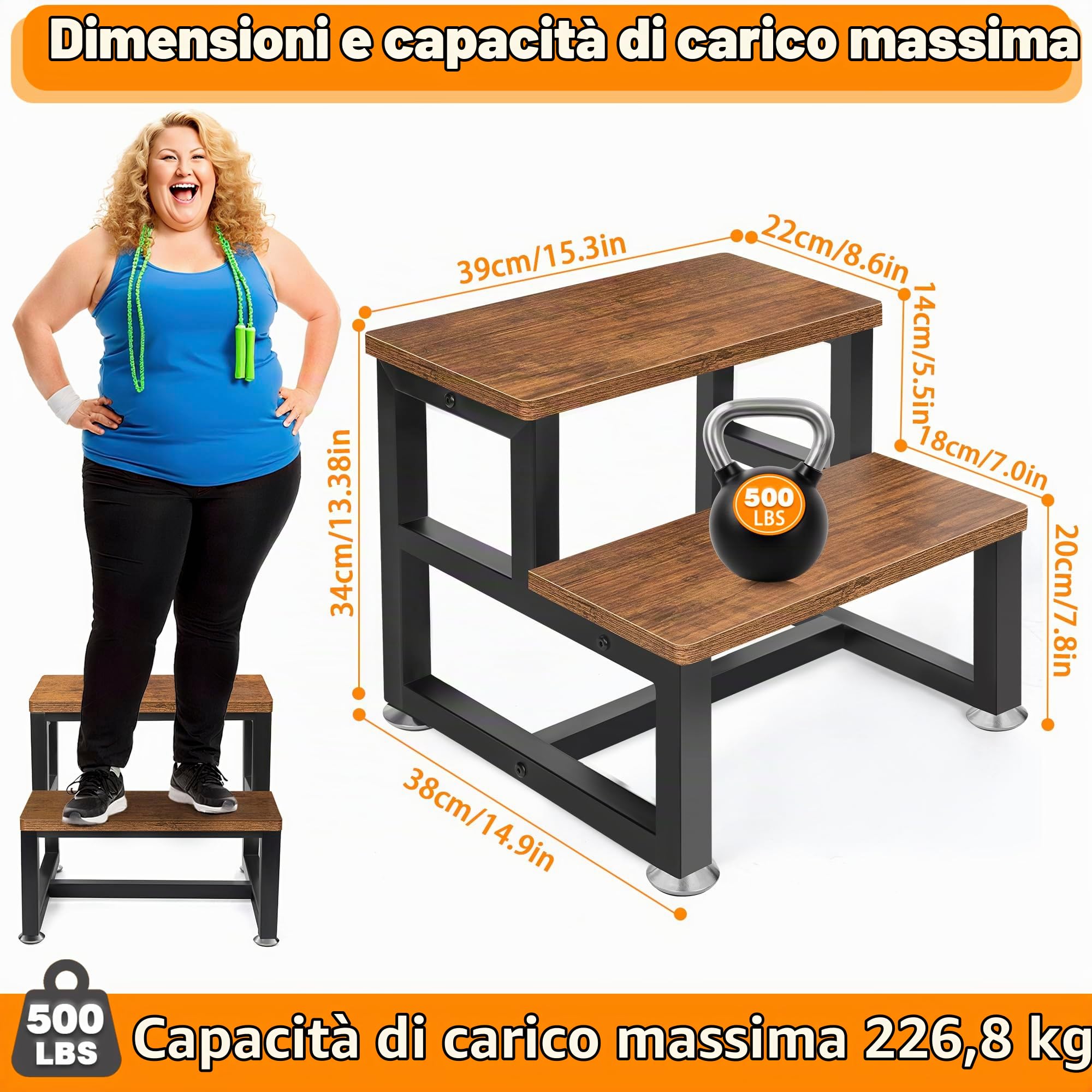 Sgabello per bambini,trave inferiori ispessite,telaio in metallo,2L | portata fino a 136 kg, per cucina, bagno, cameretta dei bambini, struttura stabile,1L