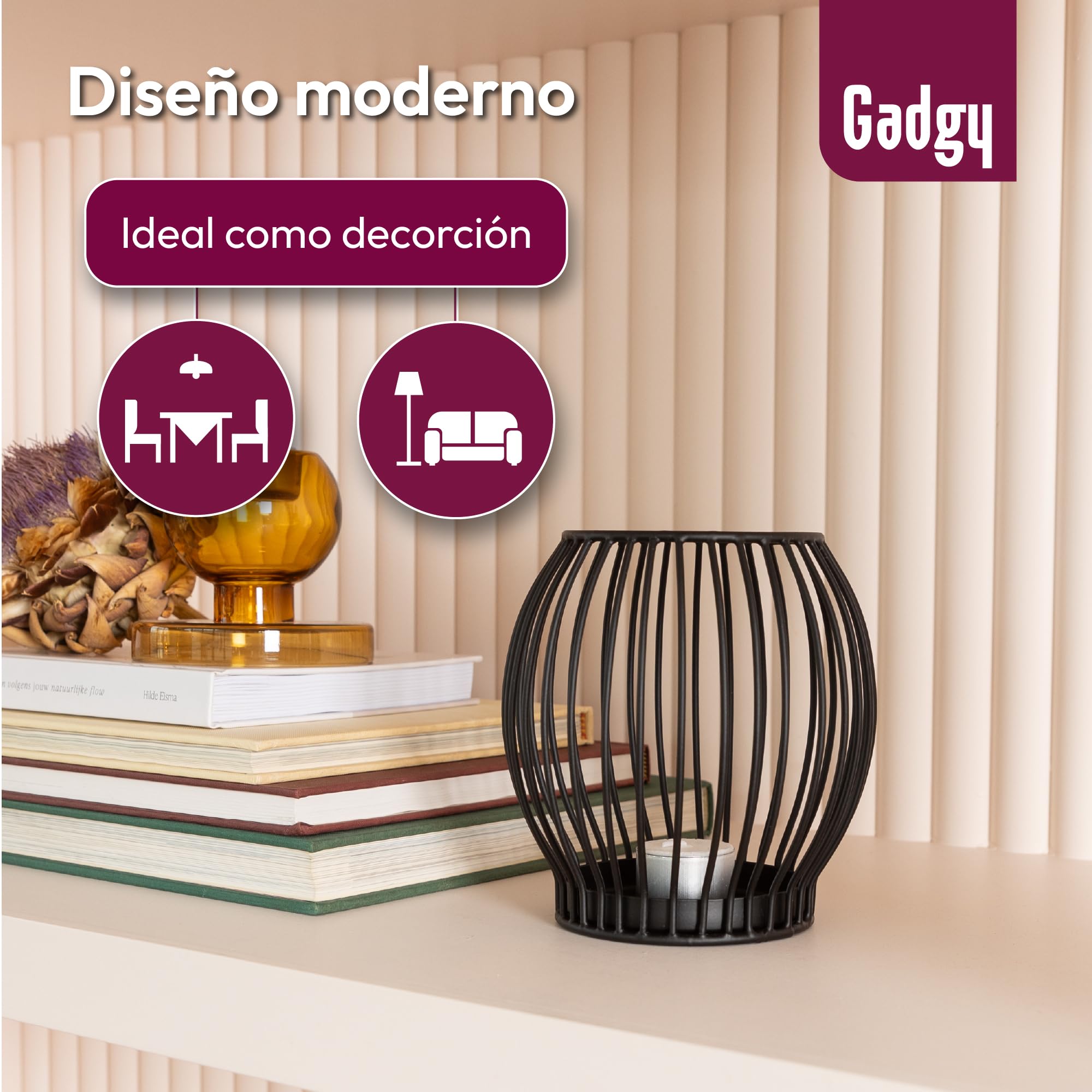 Gadgy Wire Candle Holder - Small, GG1002