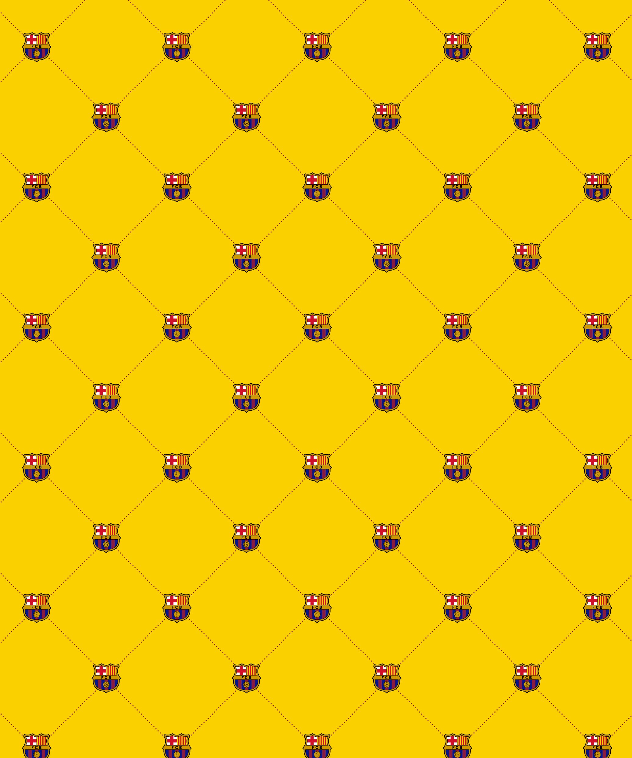 FCBarcelona Full Size 4pc Sheet Set, Yellow