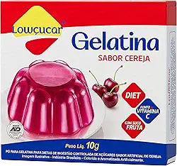 Lowcucar Gelatina Zero Cereja 10G