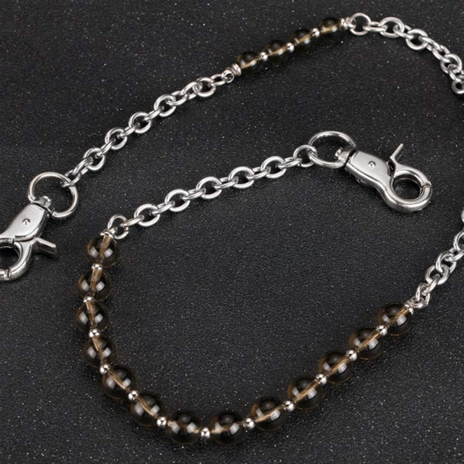 Cadena pantalón de metal macizo acabado pulido para cinturón y cartera punk
