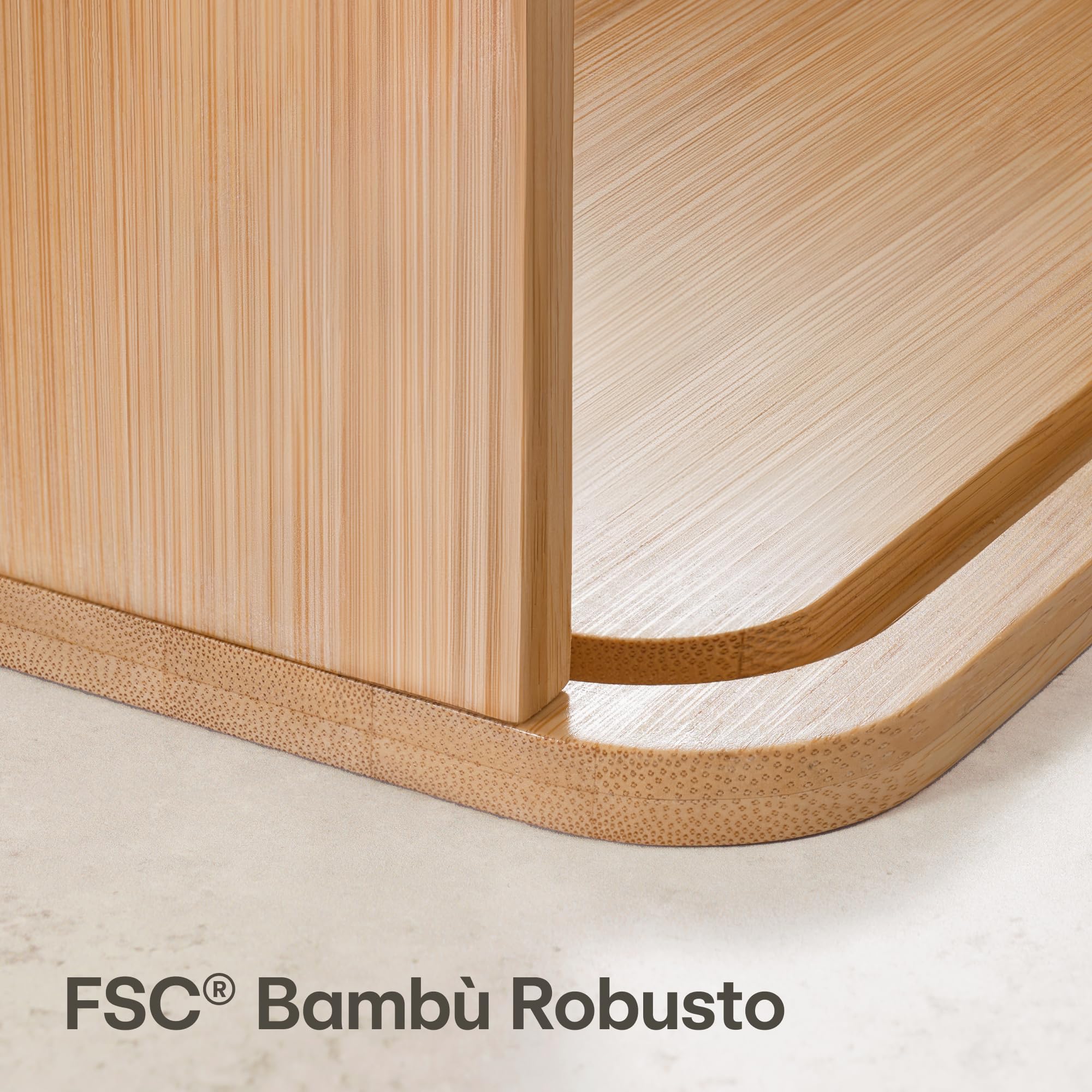 Praknu Portapane Moderno in Legno FSC® Piccolo con Porta Scorrevole - Cassetta Portapane da Cucina 33 x 23 cm - Salva spazio - per Mantenere Il Pane Croccante - Nero