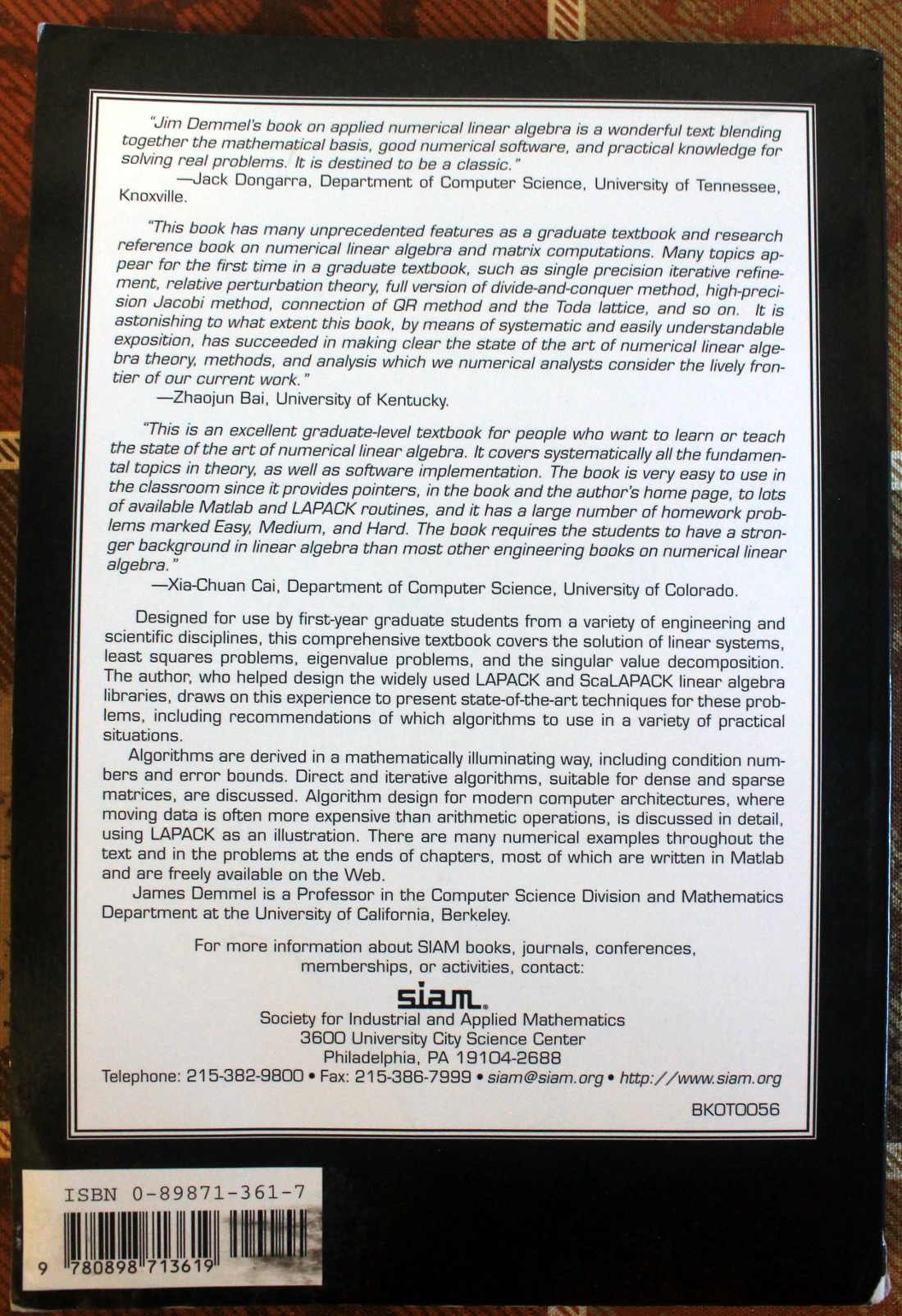 Applied Numerical Linear Algebra - Image 2