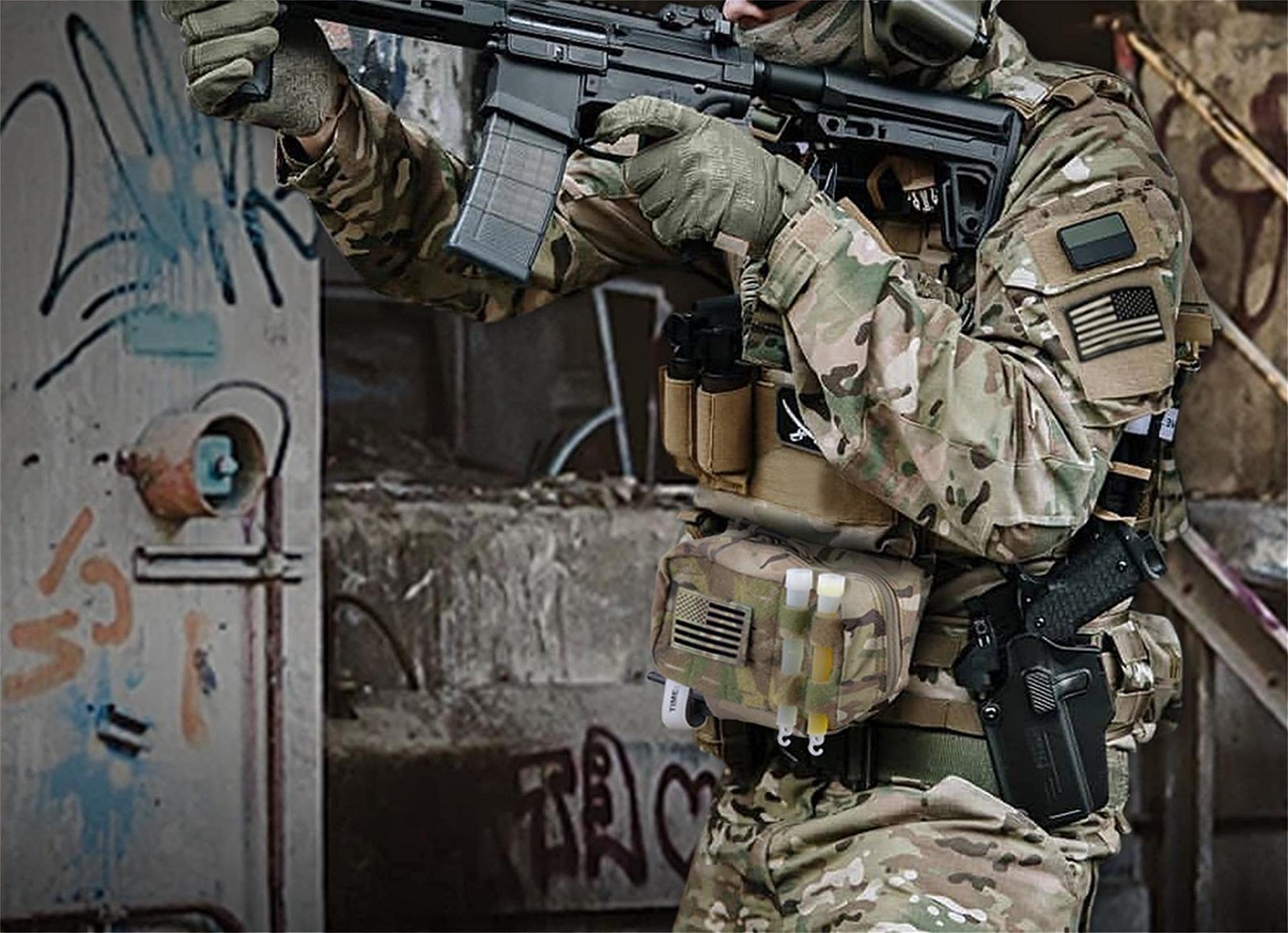 PETAC GEAR Drop Pouch Tactical Dump Pouches Multi Mission Hanger Tool