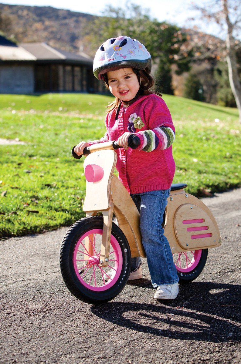 Prince Lionheart Whirl Balance Scooter, Natural/Pink