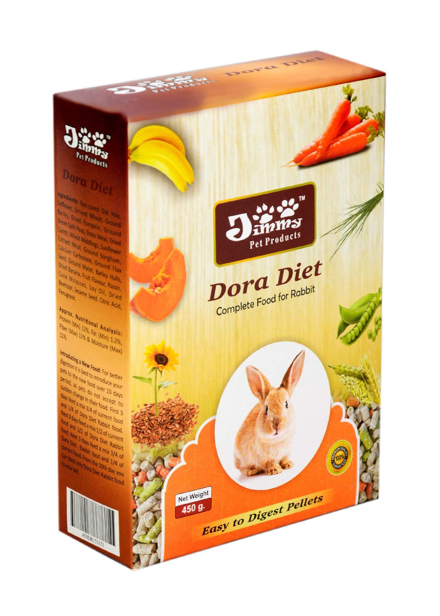 JiMMy Pet Products Dora Diet Food for Rabbit (0.4kg) (B0BVHPX6XF) Amazon Price History, Amazon Price Tracker