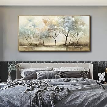 Amazon.com: VHMING Abstract Wall Art Artwork Retro Trees