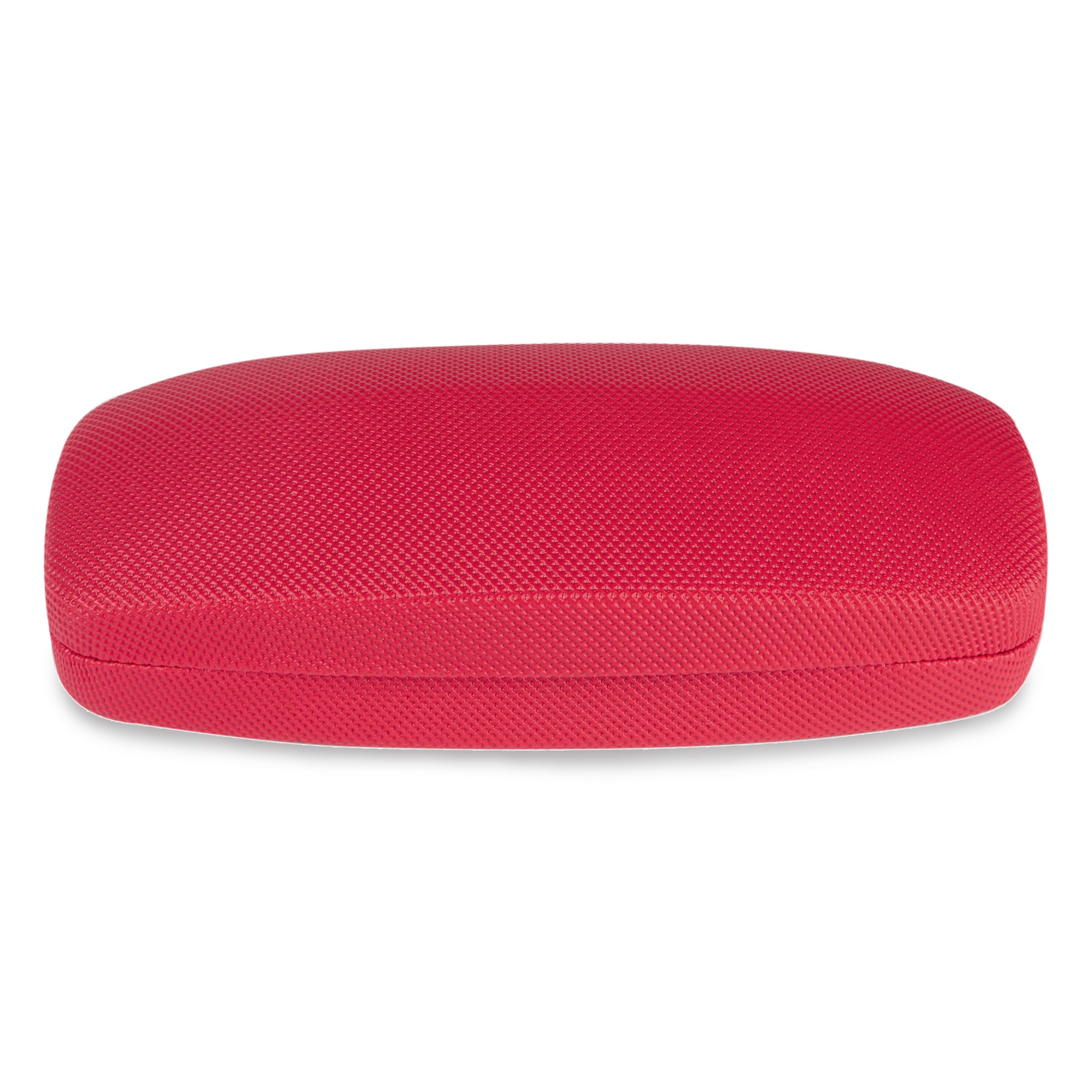 LAGO TERRA Protective Easy-Open Hard Shell Glasses Case - Pink