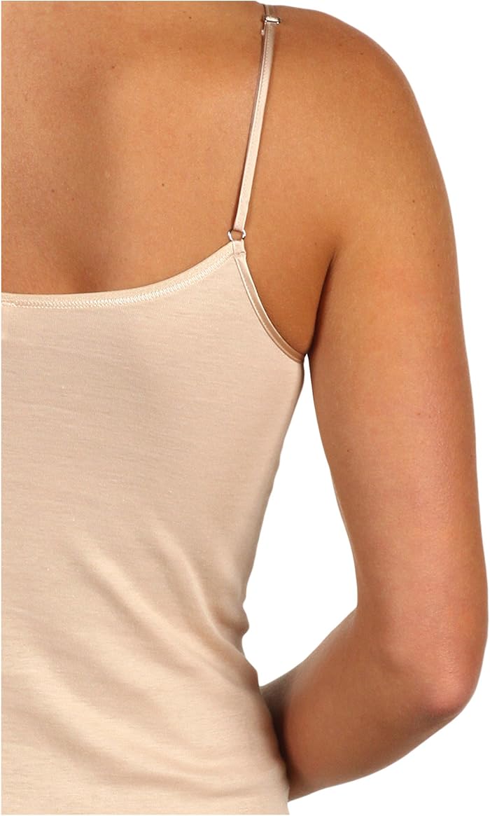 Женская майка Hanro Cotton Seamless с V-образным вырезом, цвет: Бронзовый — фото 4