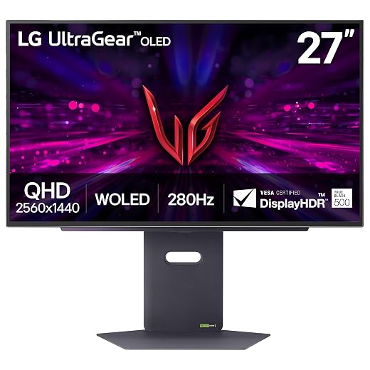 LG 27GX700A-B 27-inch Ultragear QHD for High-Luminance Tandem Color