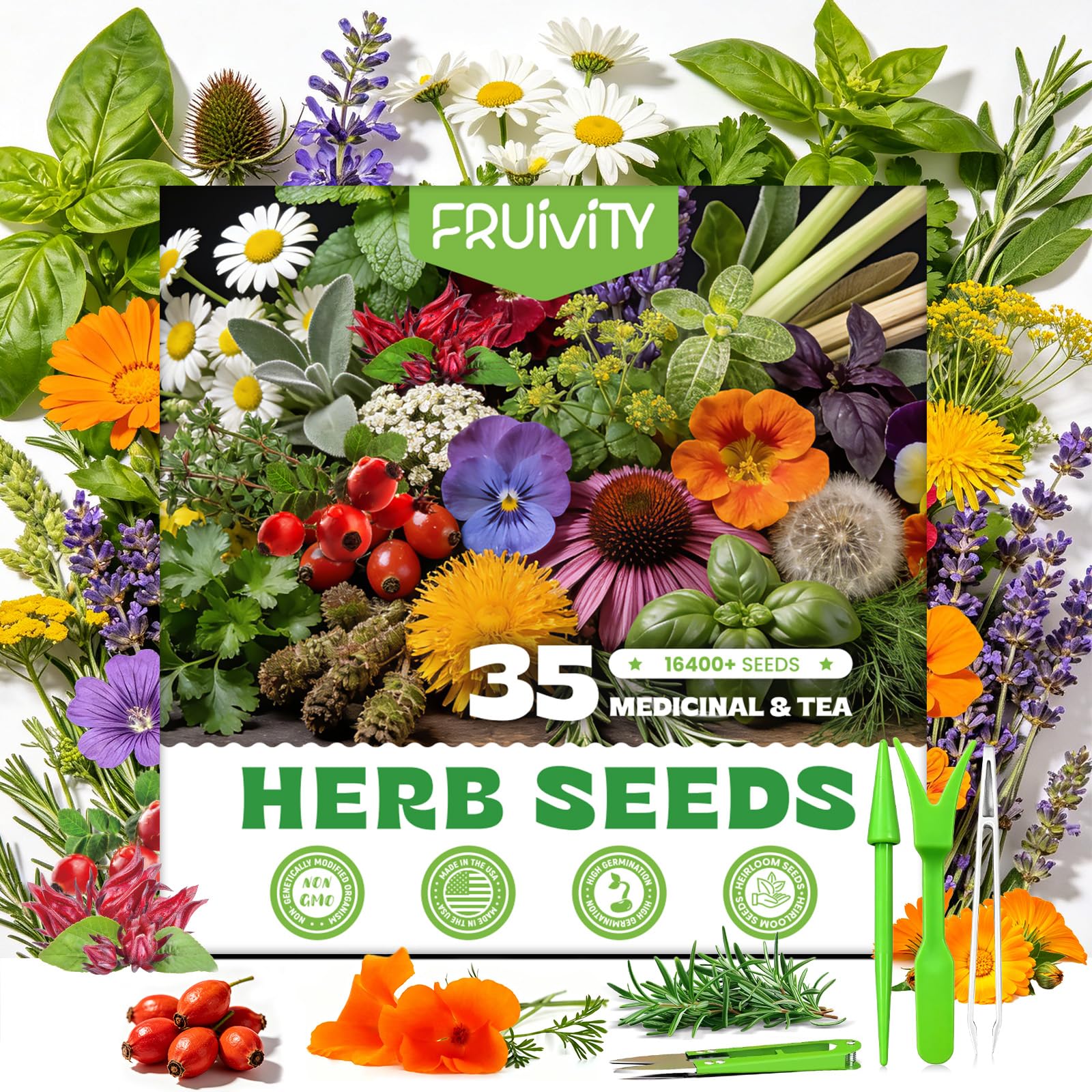 Fruivity 35-Variety Tea Herb Pack