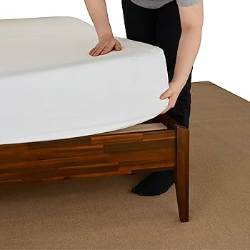 Amazon.com: Bme Dinkee King Bed Frame Wood 15 Inch - Solid