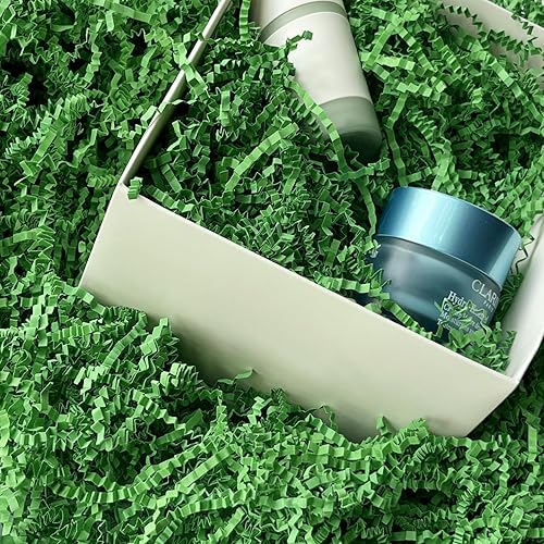 Miniatura 5 de JINZOFLY Relleno de papel triturado arrugado, papel triturado para caja de regalo, papel de corte de papel arrugado, papel de seda de pascua para