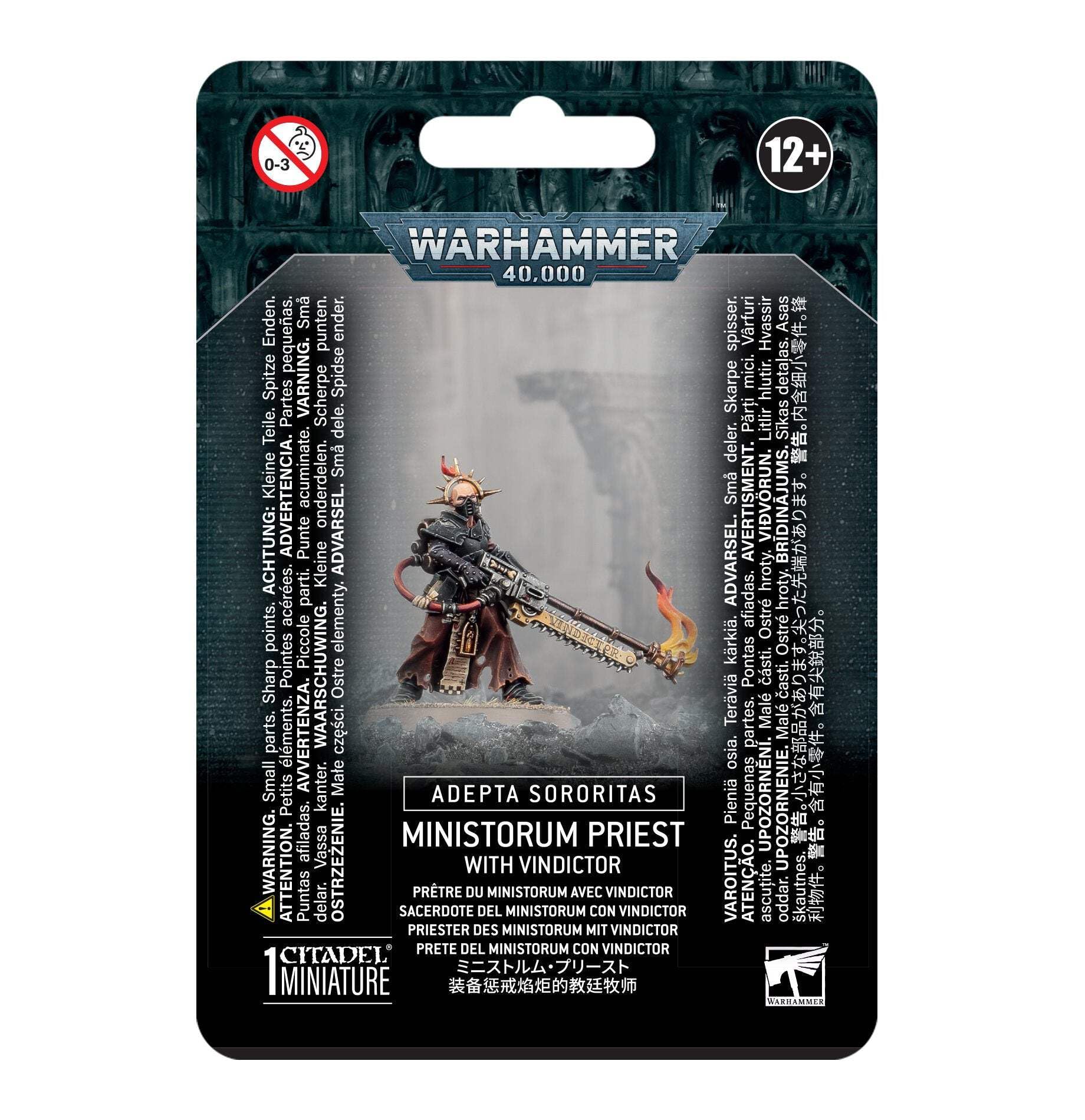 Warhammer 40K - ADEPTA SORORITAS: MINISTORUM Priest with VINDICTOR