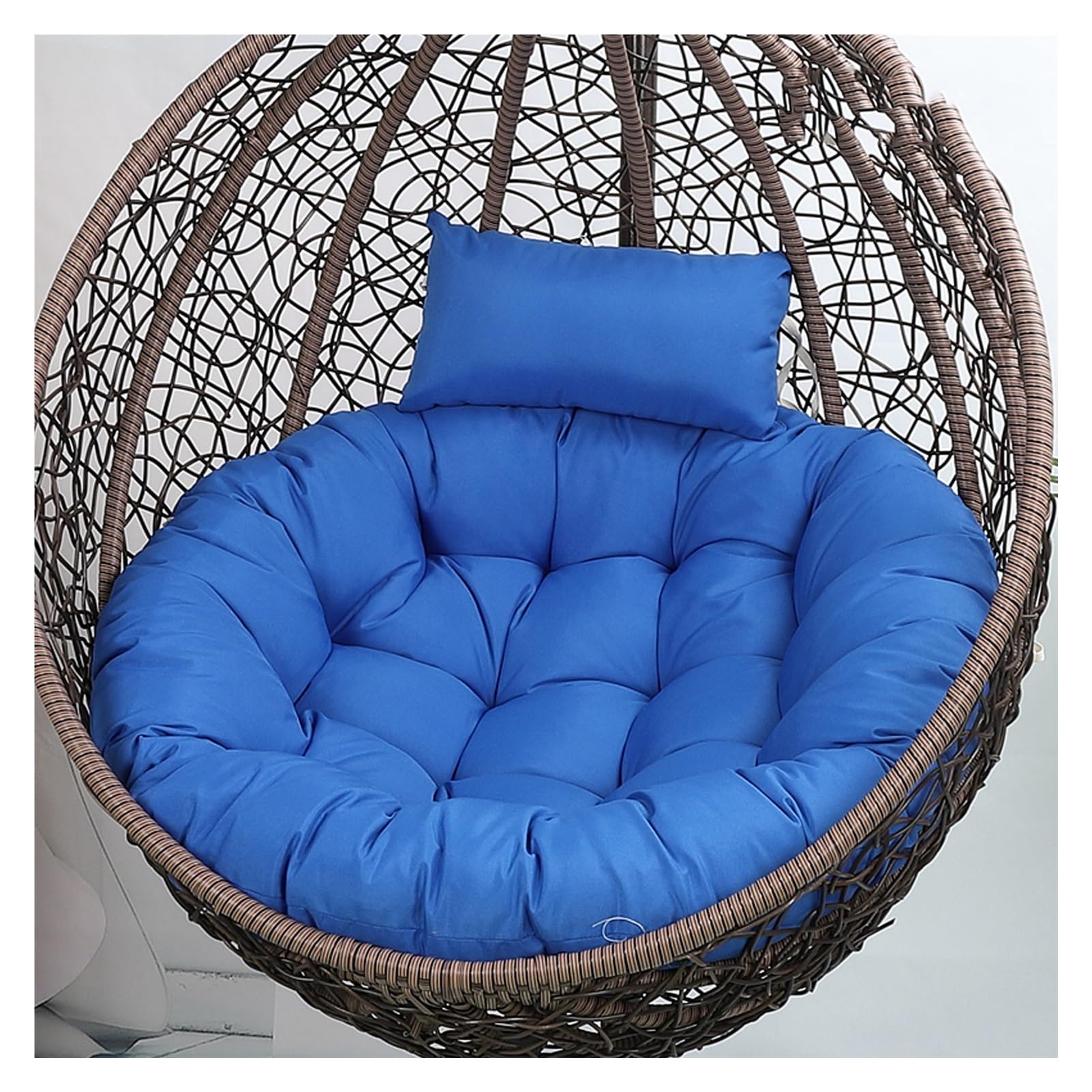 Meiiron Hammock Swing Chair Cushion, Egg Chair Cushion Only, Cushions for Hanging Basket Chair Waterproof, Cover Washable & Detachable(Color 28,Diameter 120cm)