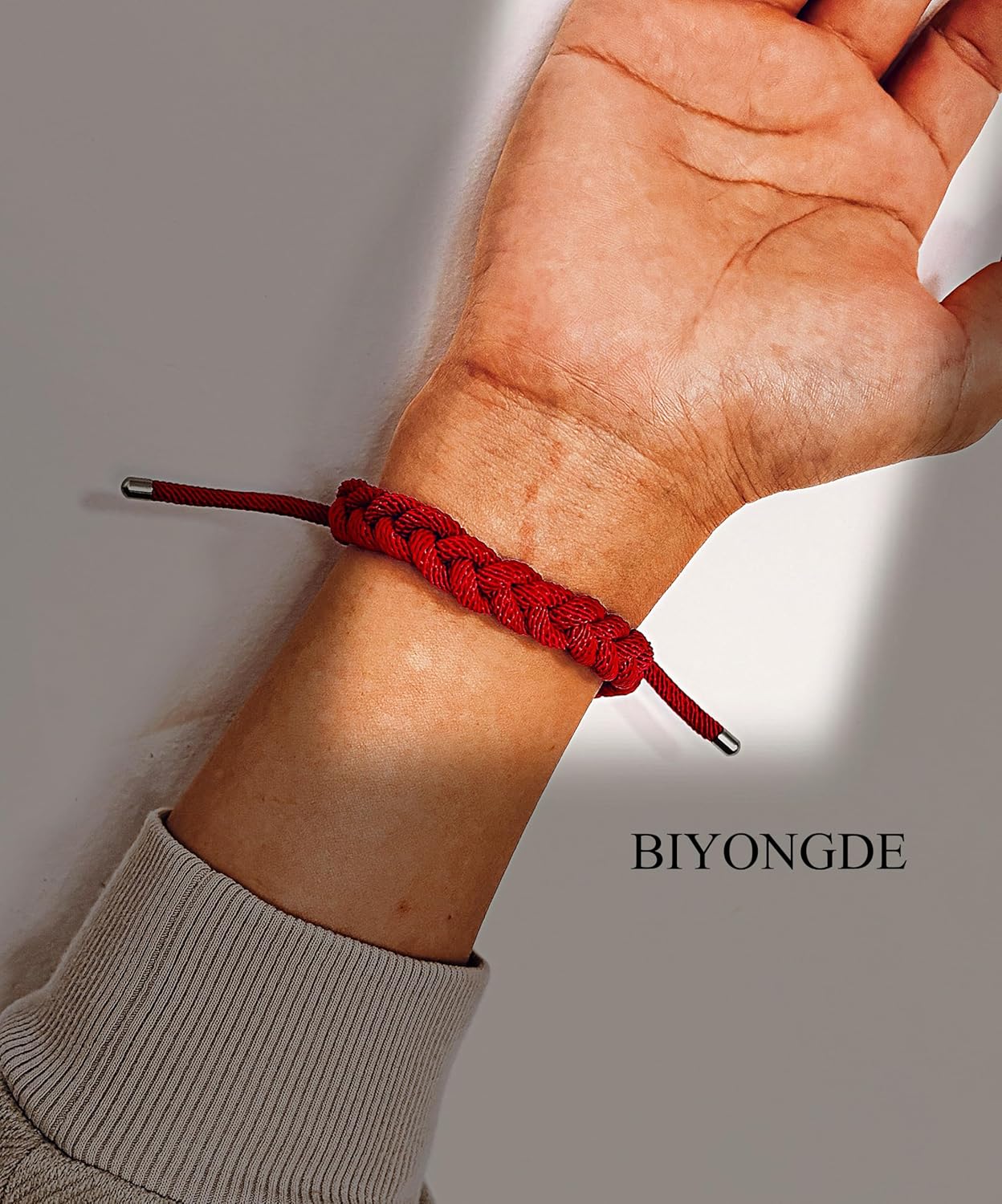 Braided Milano Rope Bracelet with Stainless Steel Charm, Handmade, Adjustable Length for Men and Women - Image 4