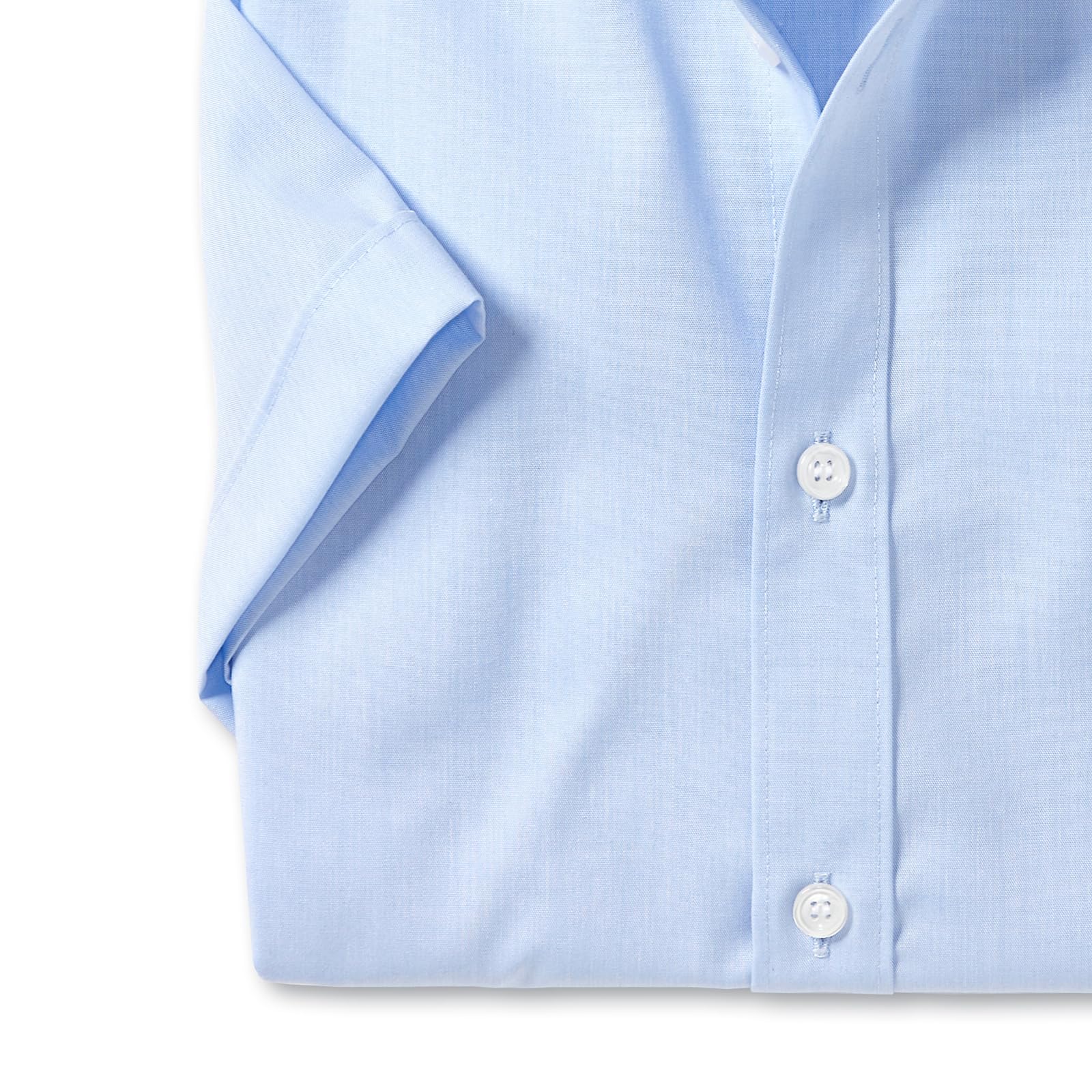Marvelis Męska koszula biznesowa z krótkim rękawem Body-Fit, Chambray, New York Kent
