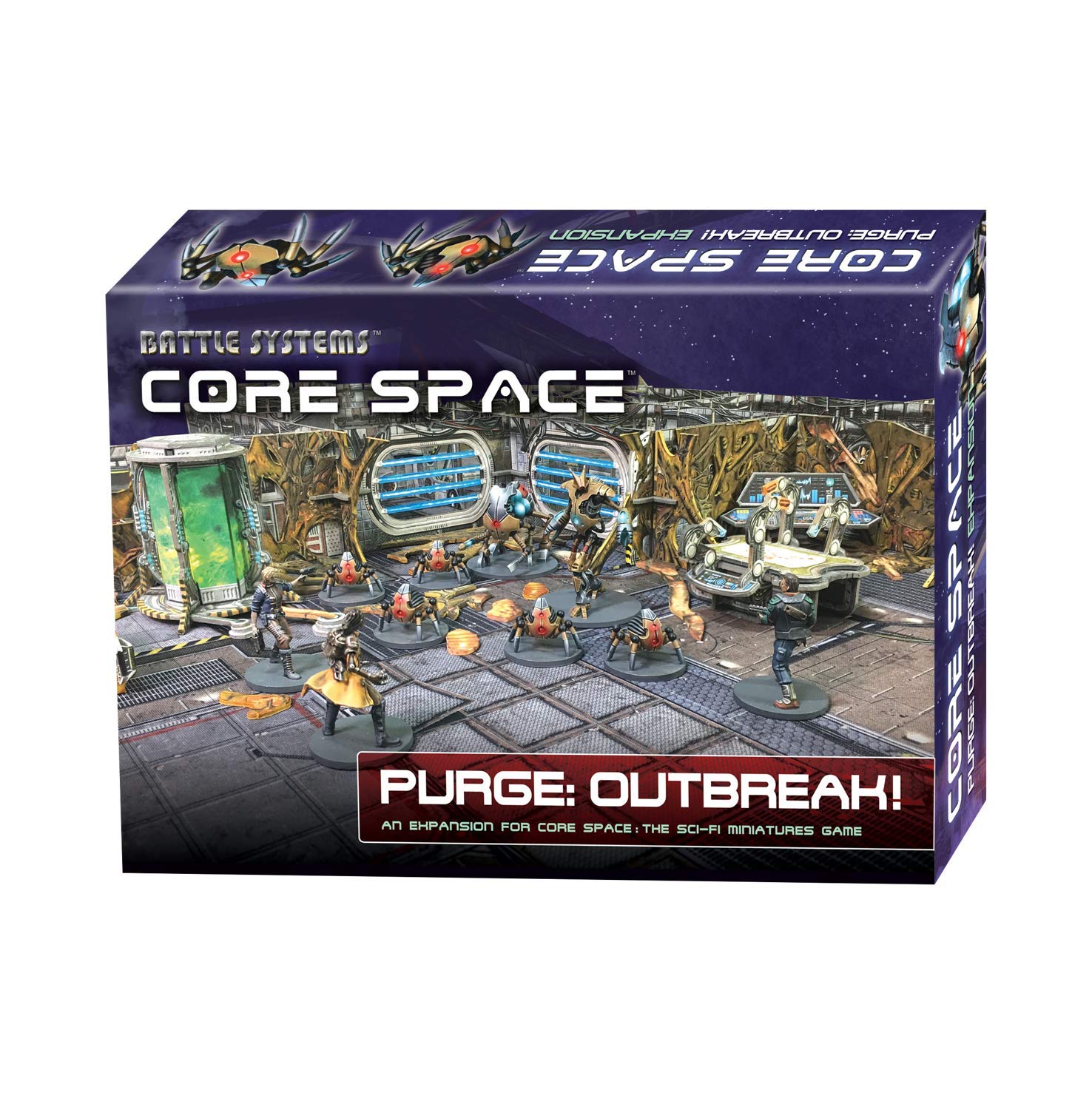 Battle Systems BSGCSE003 Core Space Purge Outbreak Expansion - 28mm Miniatures - Modular 3D Terrain