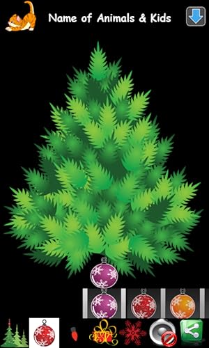 Decoração da árvore de Natal para Crianças - divertido e educativo jogo de aprendizagem pré-escolar