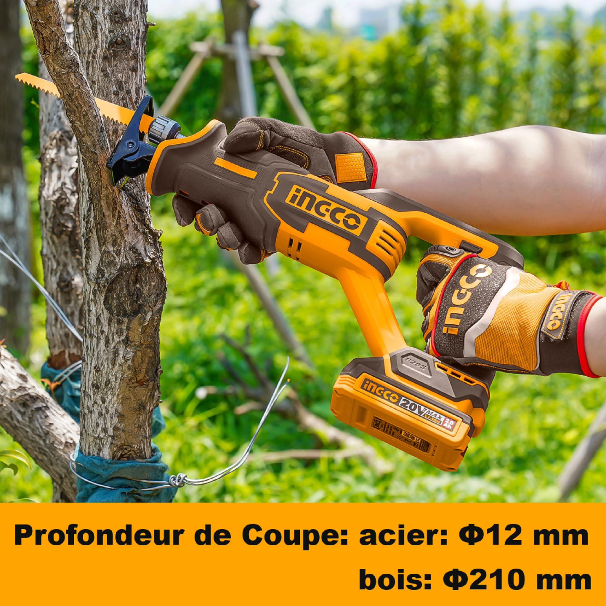 INGCO Sierra Sable Inalámbrica 20V (producto único) CRSLI2108