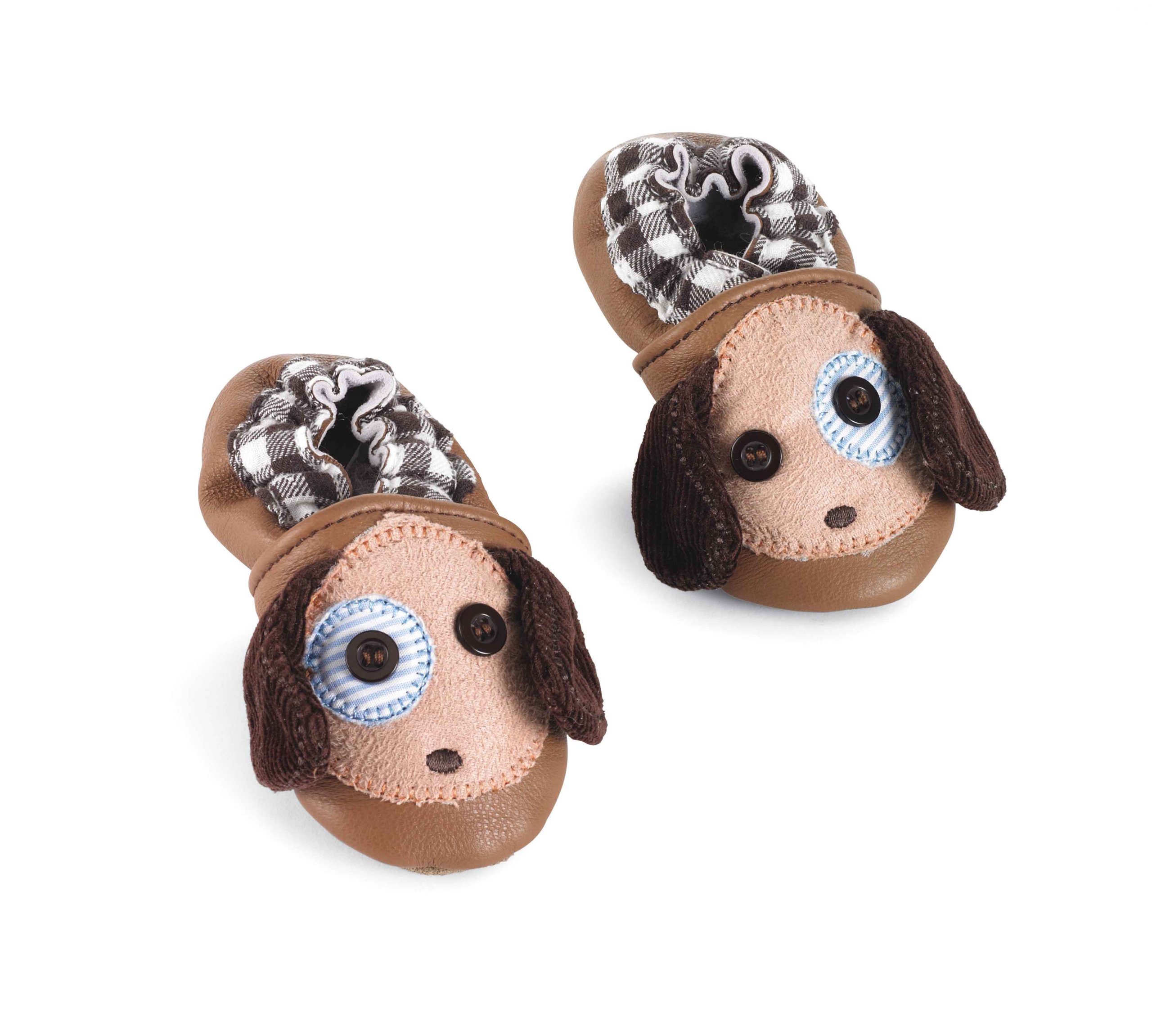 Mud Pie Baby-Boys Newborn Puppy Pre Walker Shoes, Multi, 0-6 Months