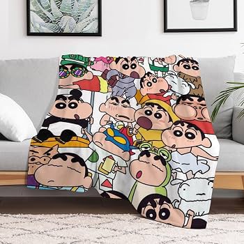 Amazon｜クレヨンしんちゃん 毛布 ブランケット 暖かい 肌に優しい