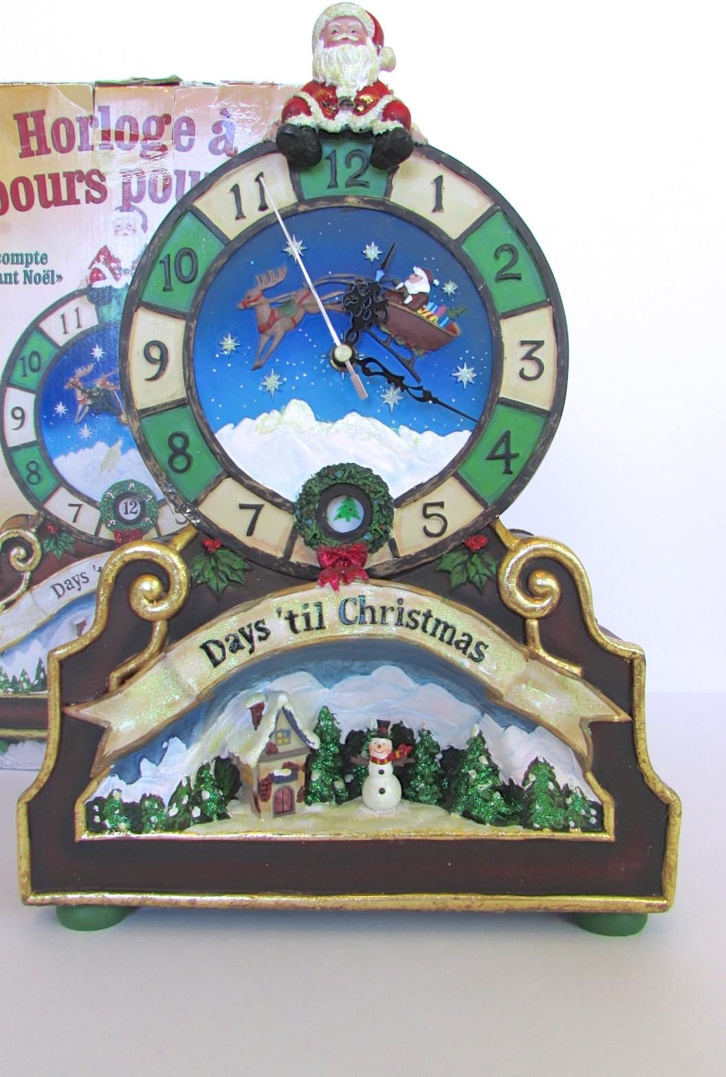 Christmas Countdown Clock with 24-days'til