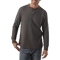 Wrangler Authentics Men's Long Sleeve Waffle Henley