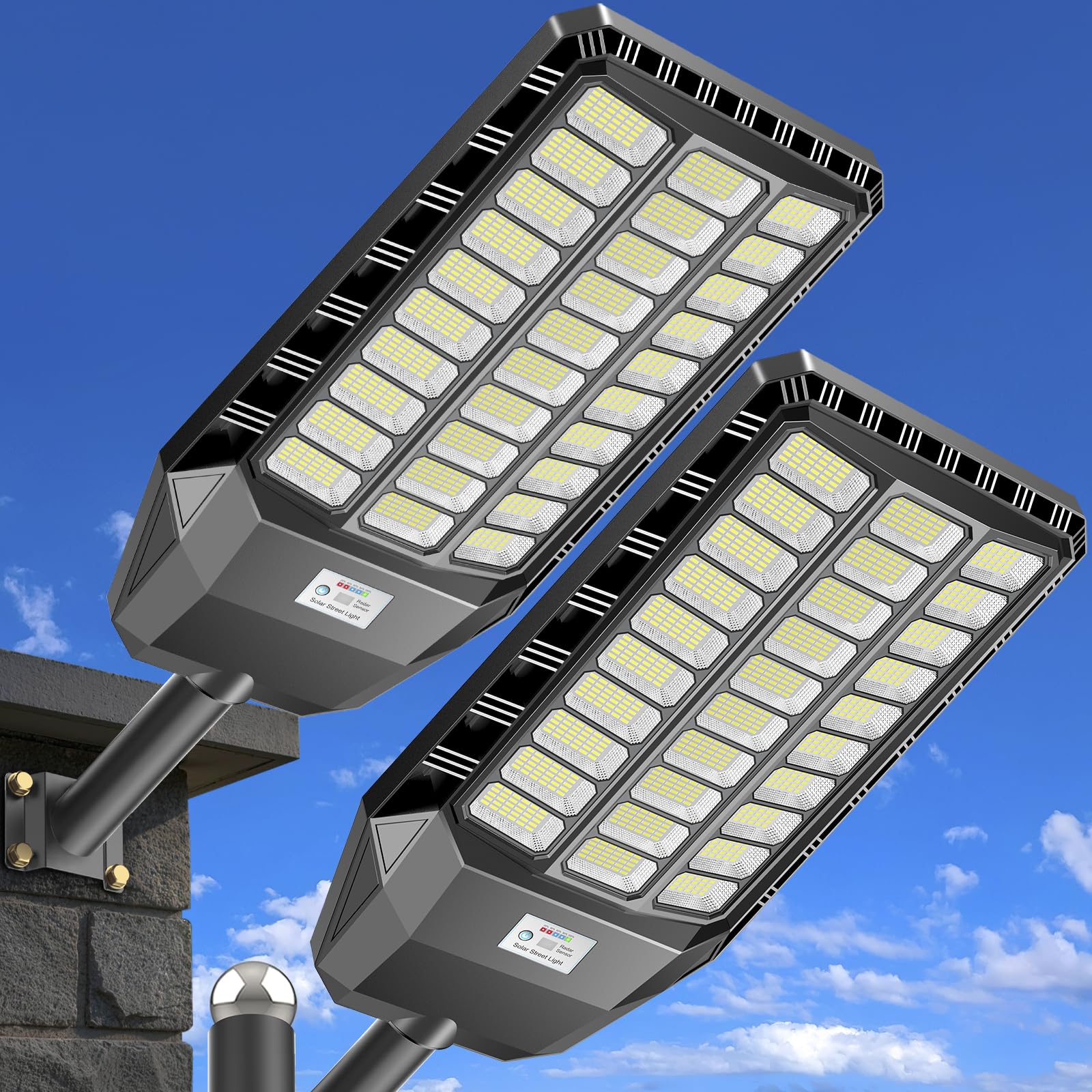 Photo 1 of CEDIO 10000W Solar Street Light - Black