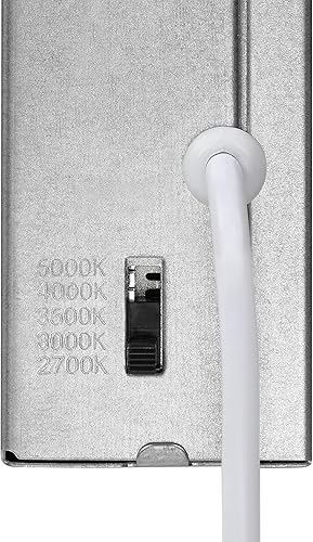 Miniatura 9 de Maxxima Luz de techo empotrable ultra delgada de 4 pulgadas con LED antirreflejos, sin lata, clasificación IC, 5 temperaturas de color