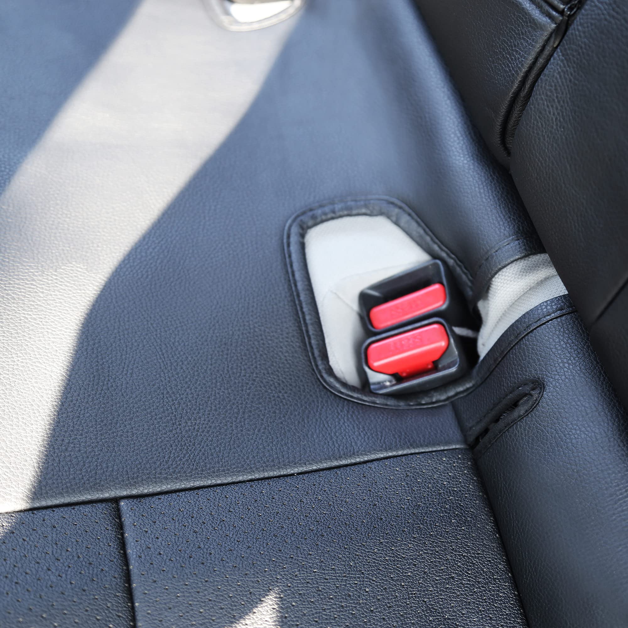 OASIS AUTO Custom Fit Seat Covers for 2014-2025 Forester Waterproof Faux Leather Full Set Interior Protector Forester Car — view 5