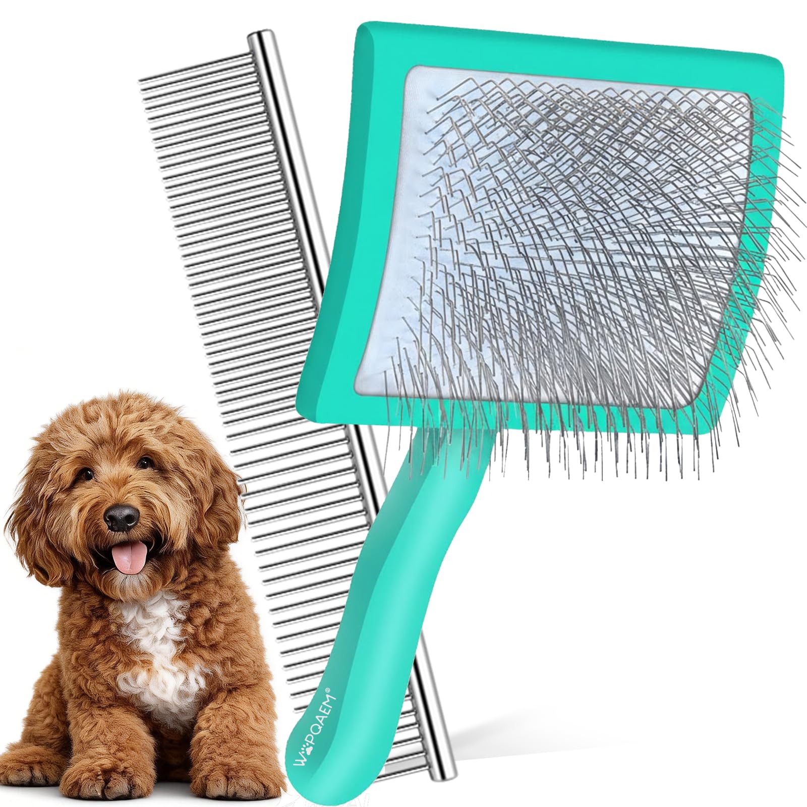 WOPQAEM Slicker Brush for Dogs