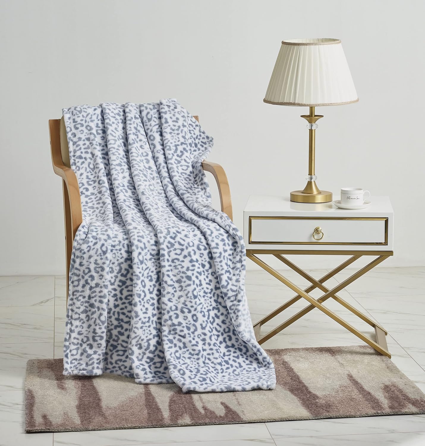 Manta Estampada Suave, Felpa Diseño Geométrico Rayas Sofá Decoración 50x70 - Imagen 22 de 36