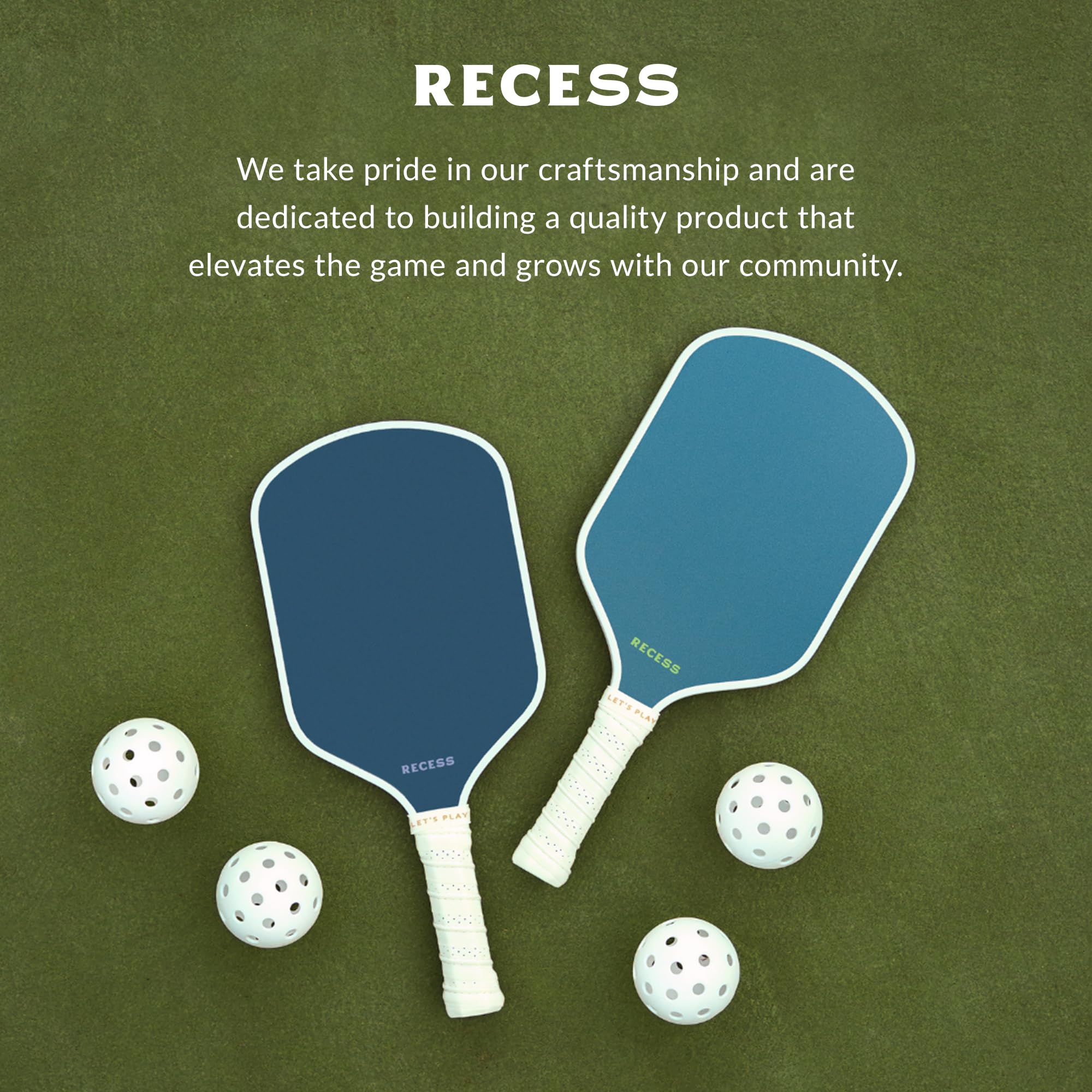 Recess ピックルボールセット　ラケット、ボール、バッグ　新品 Amazon | Recess ピックルボールパドルセット – パドル2個