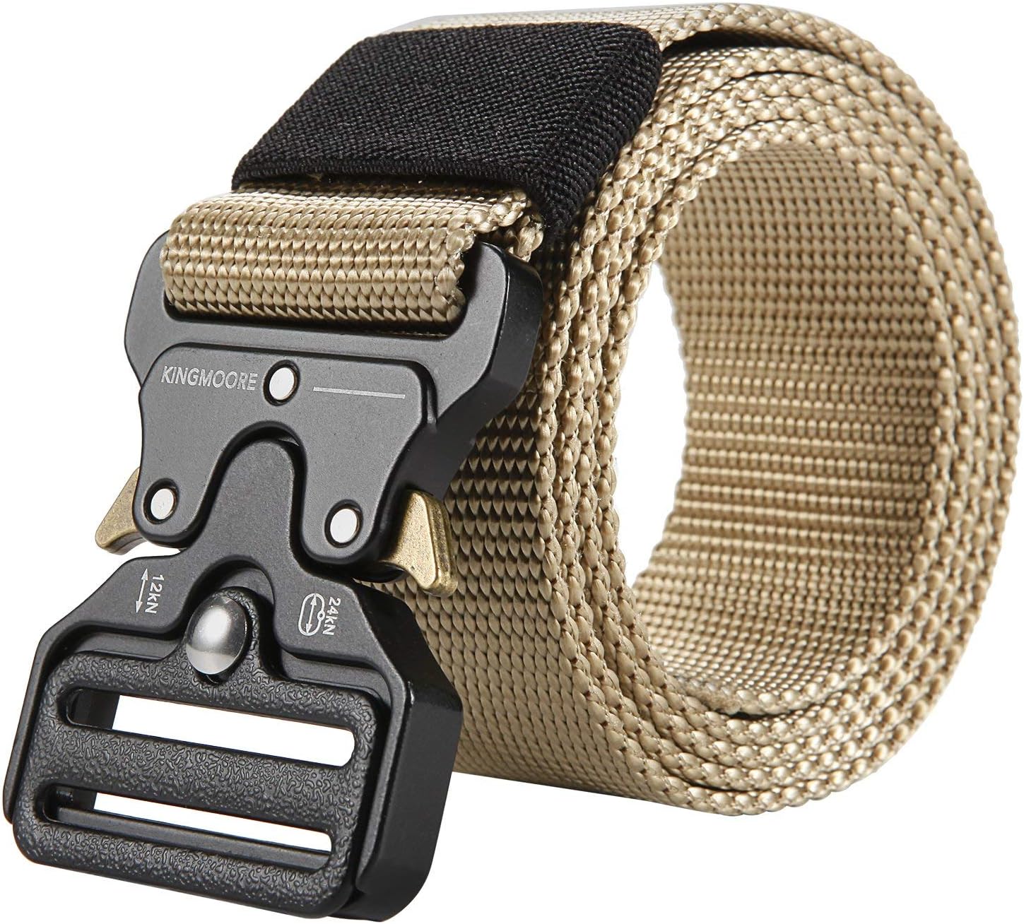 Men's Tactical Belt Heavy Duty Webbing Belt Adjustable Military Style Nylon Belts