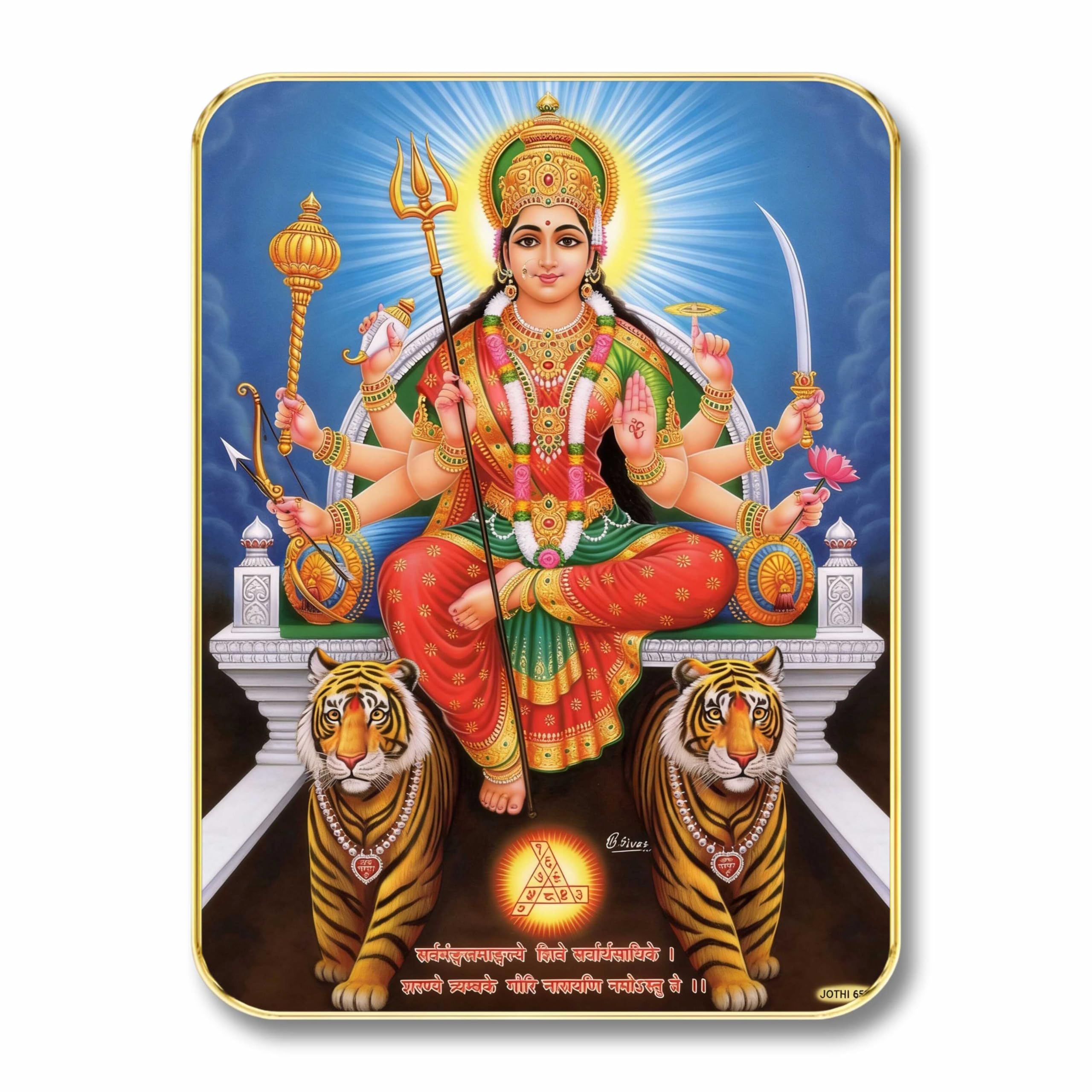 Lord Vishnu Garuda Wall Art - Divine Protection -16